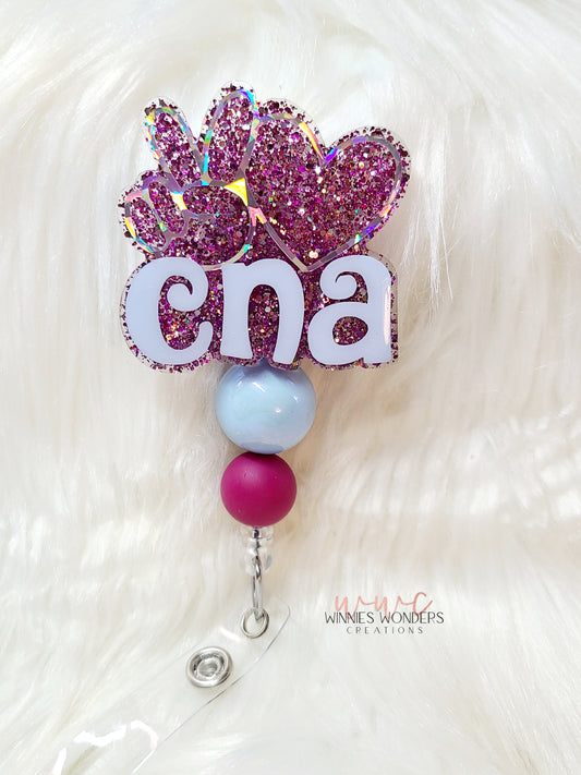 Peace Love CNA Badge Reel