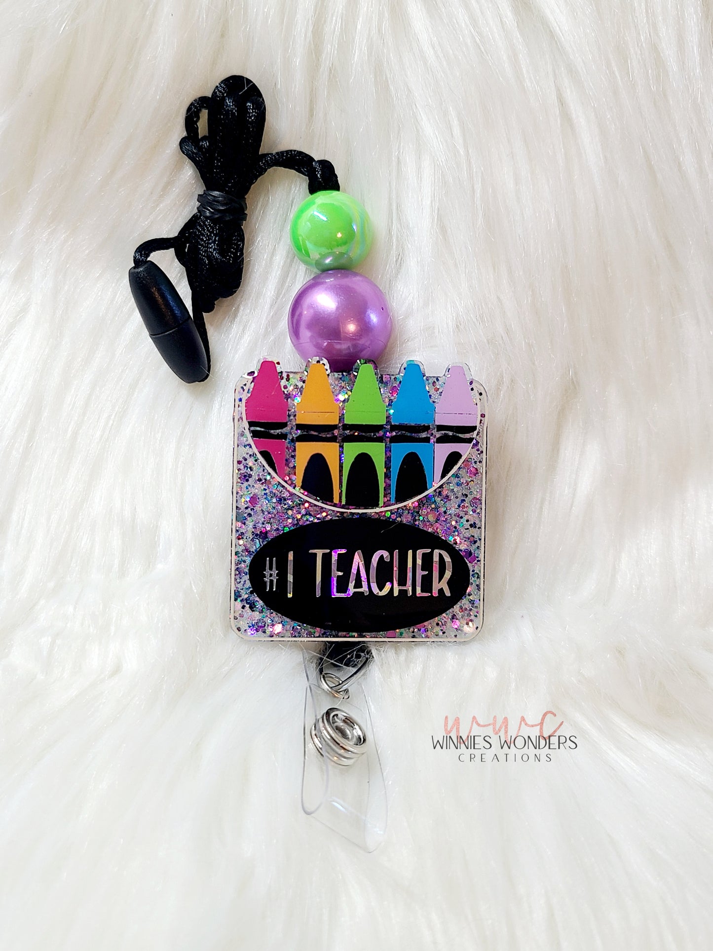 Crayon Box #1 Teacher Lanyard