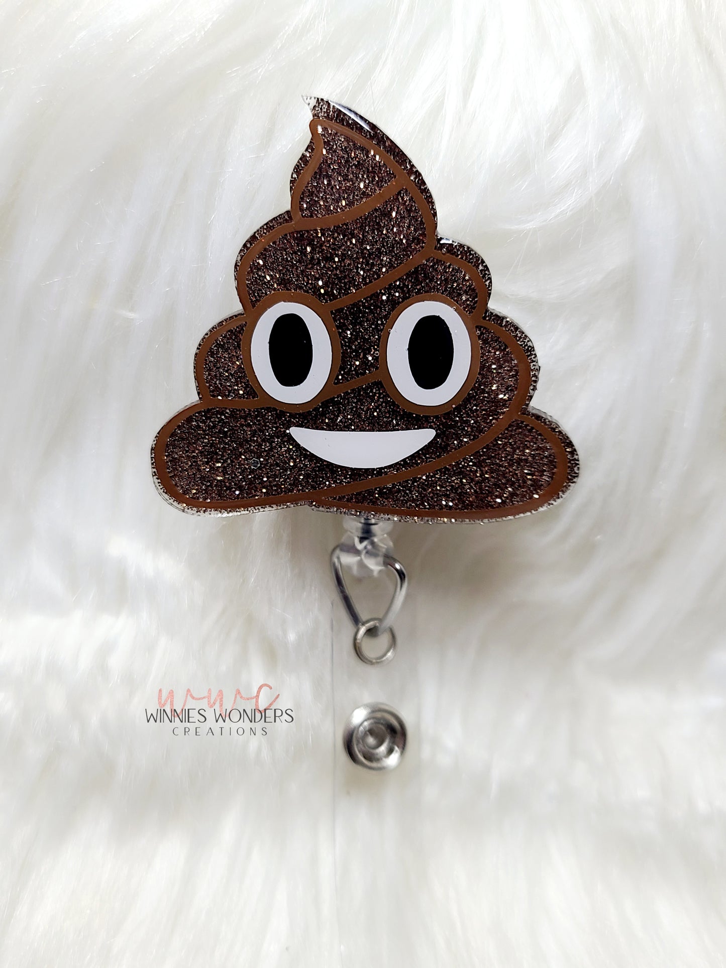 Poop Emoji Badge Reel