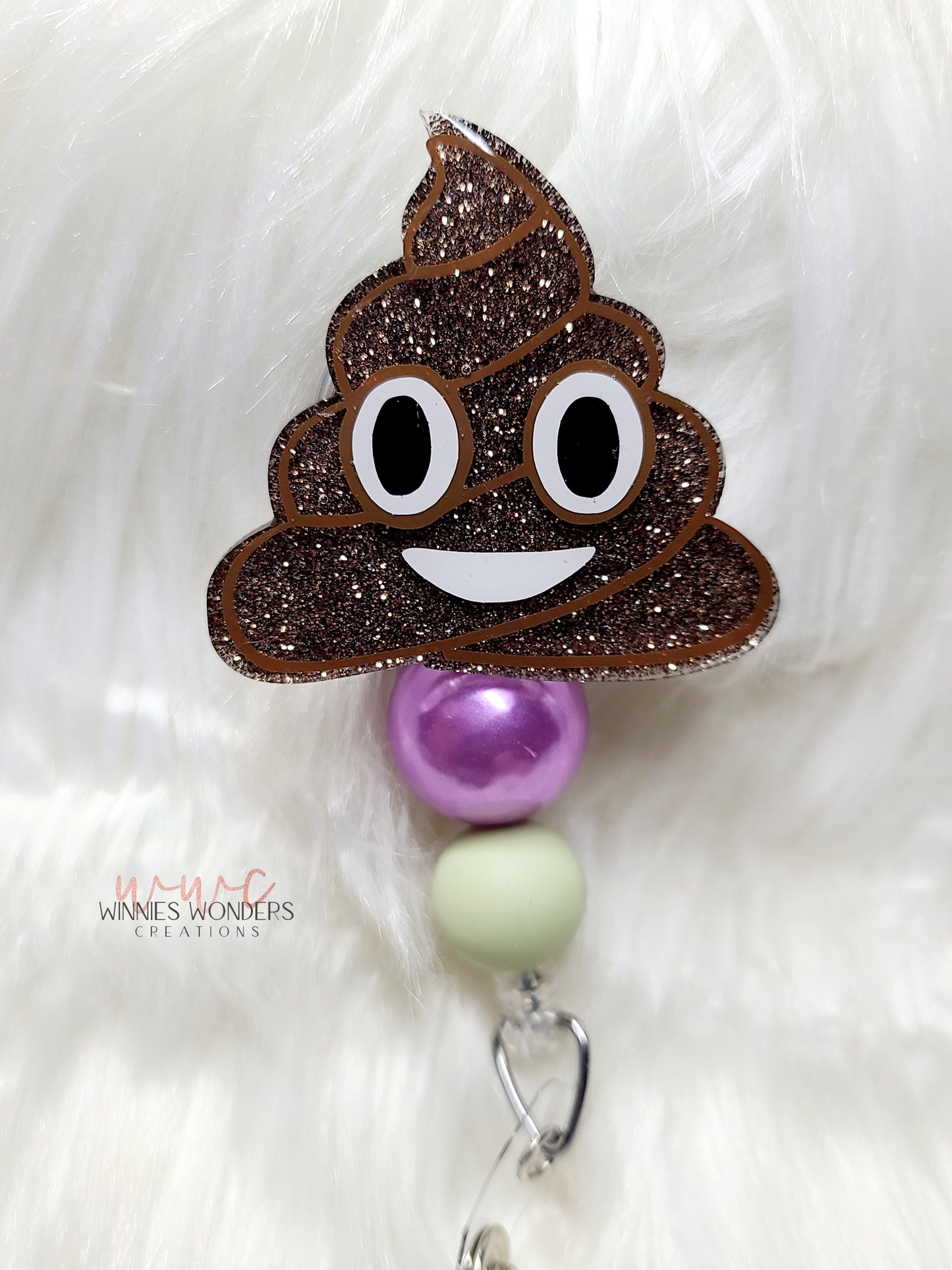 Poop Emoji Badge Reel