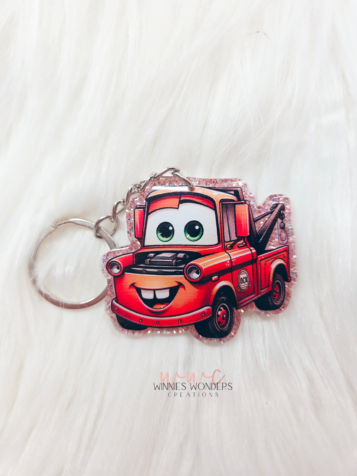 Tow Truck Keychain