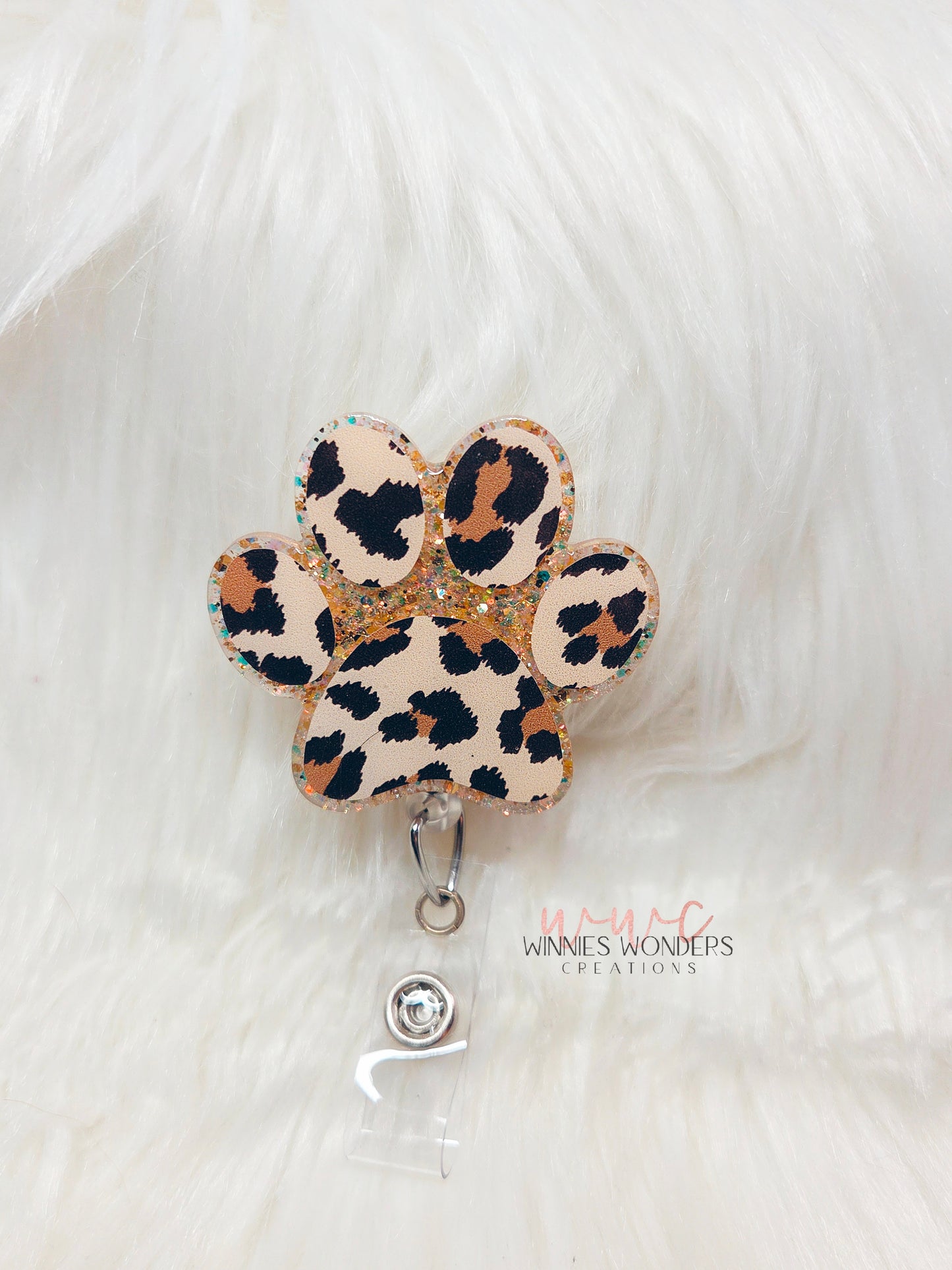 Paw Badge Reel