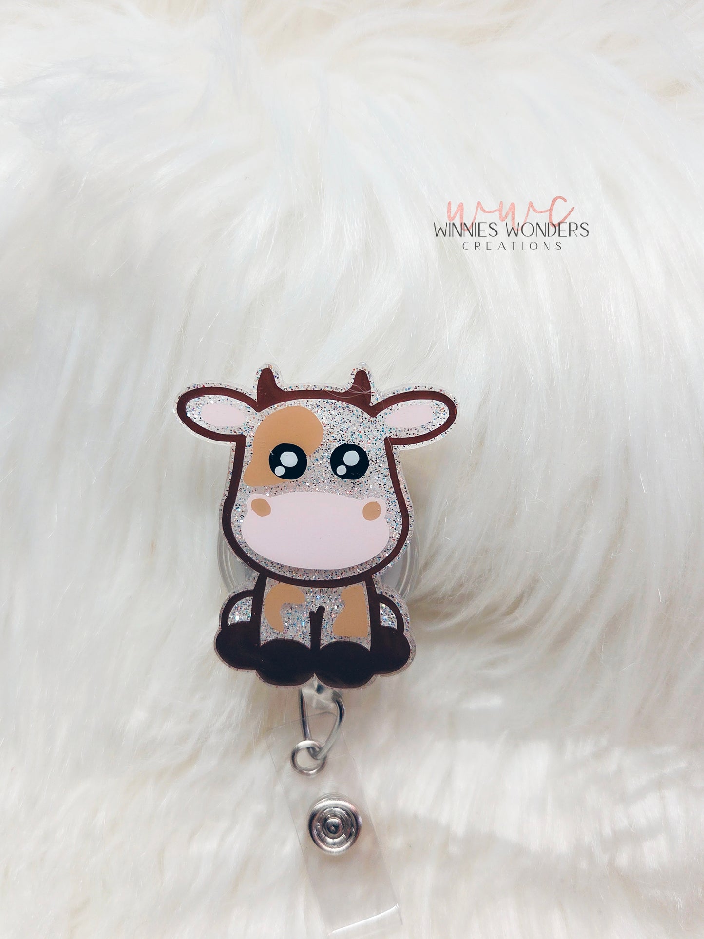 Cow Badge Reel