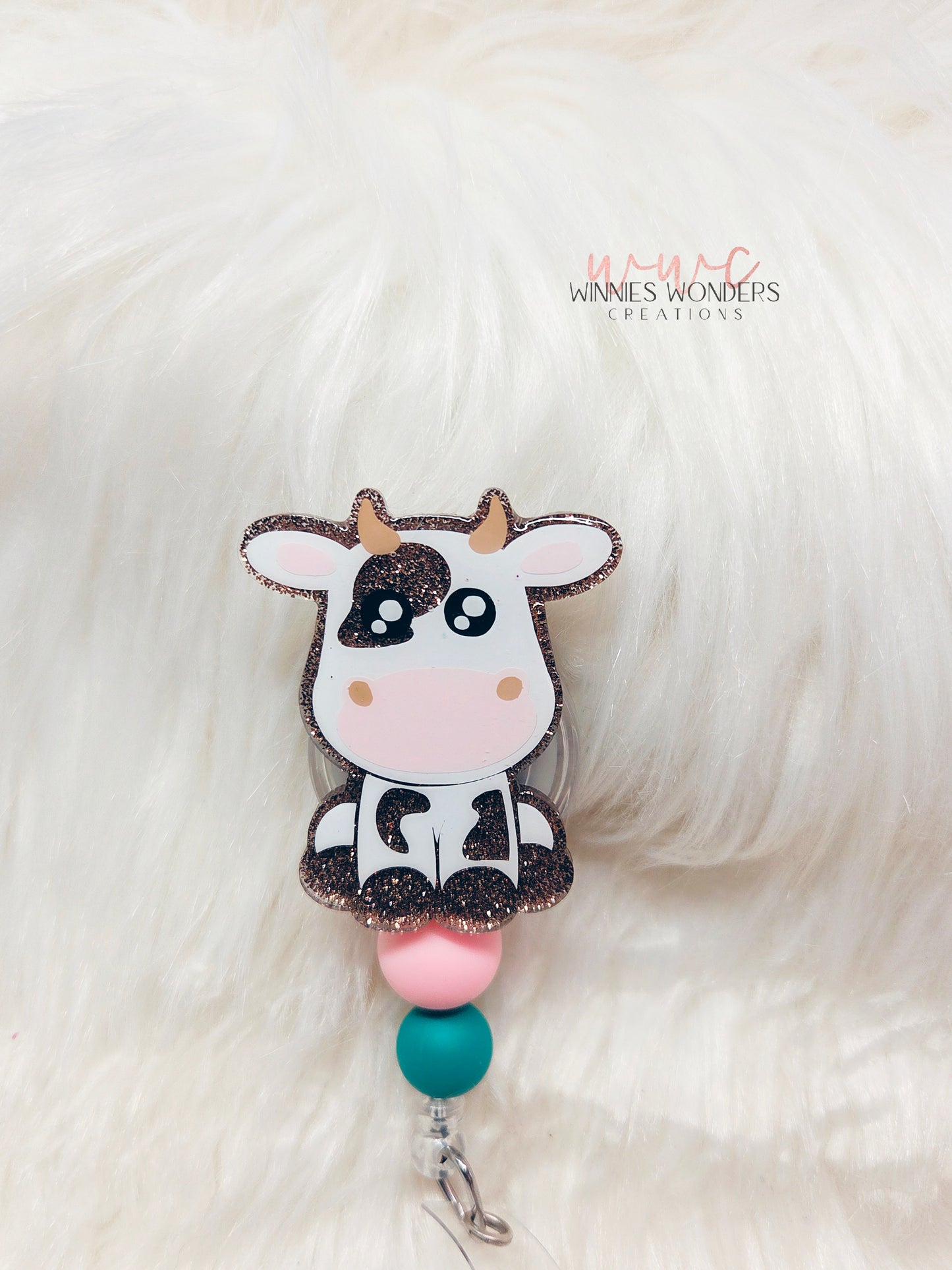 Cow Badge Reel