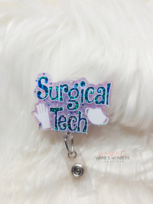 Surgical Tech Badge Reel