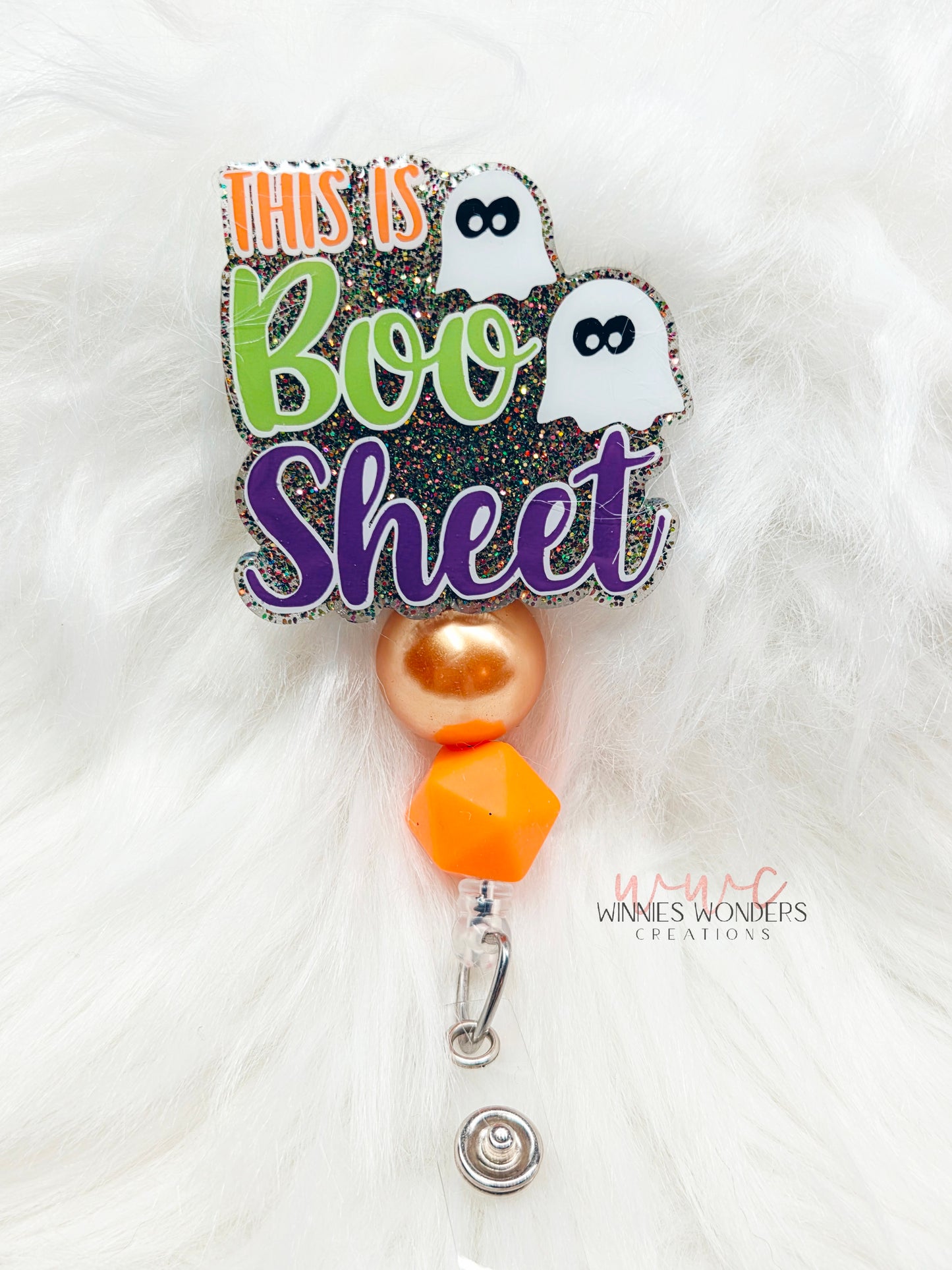 This is Boo Sheet Badge Reel