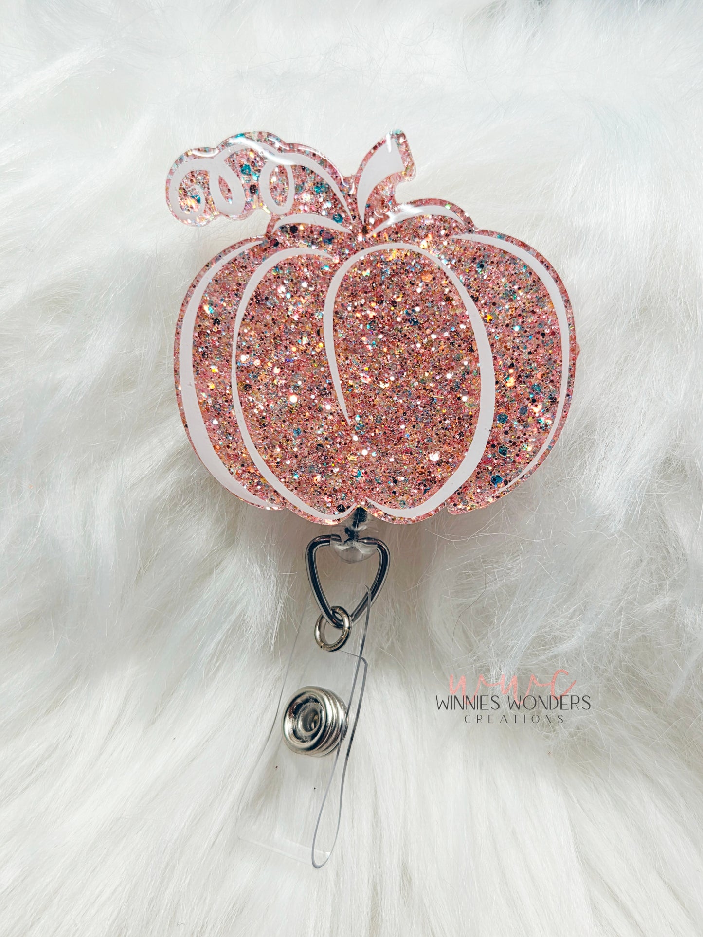 Cute Pumpkin Badge Reel