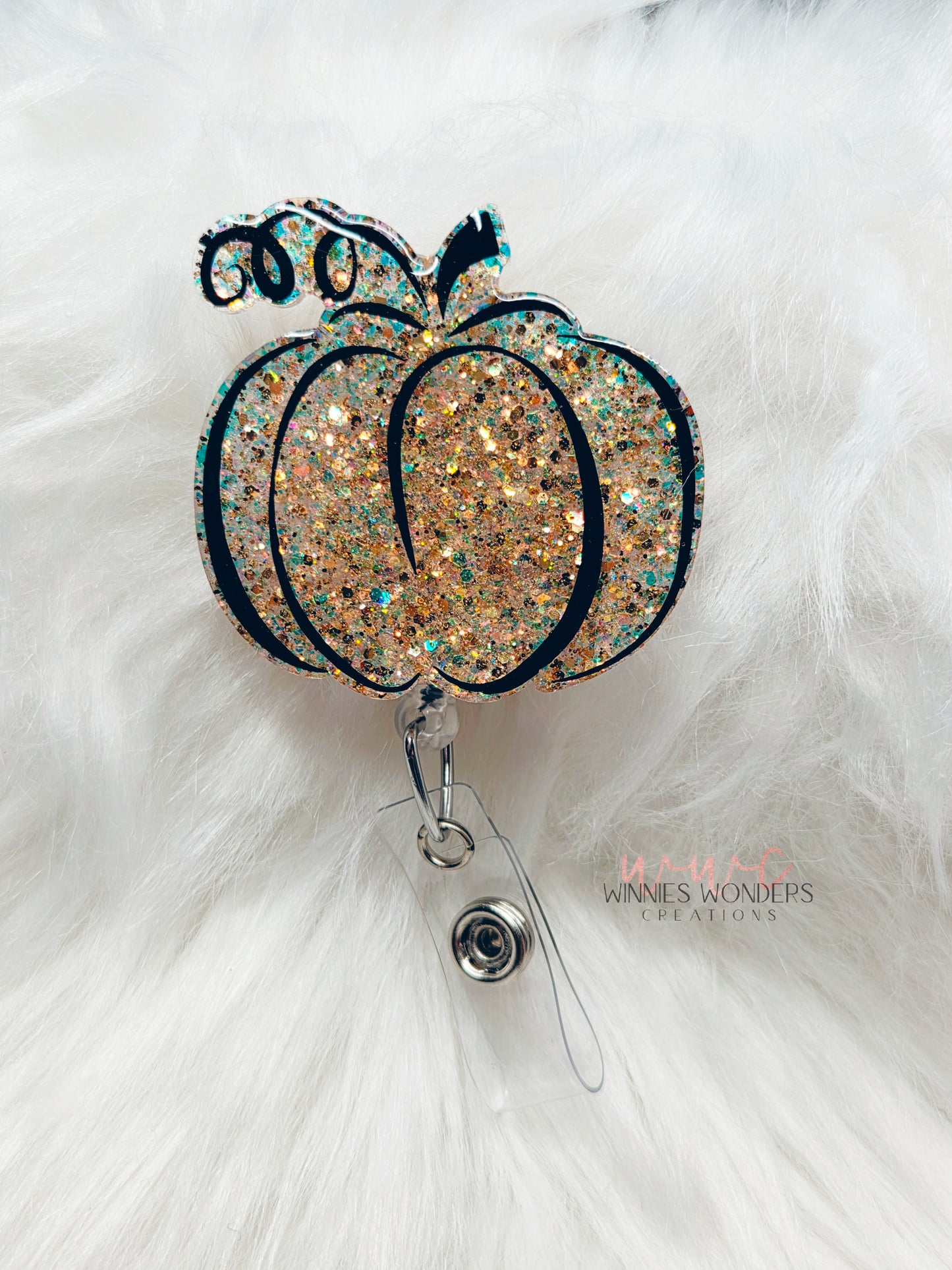 Cute Pumpkin Badge Reel