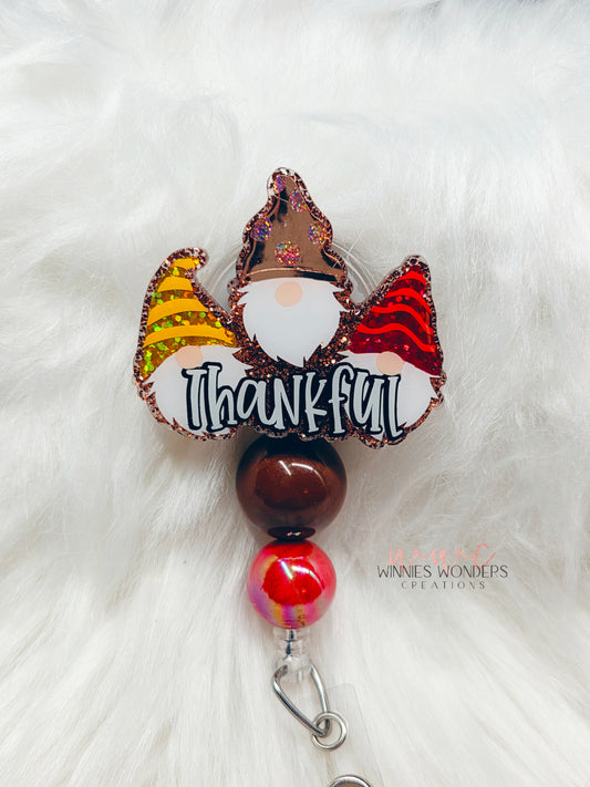 Thankful Gnomes Badge Reel