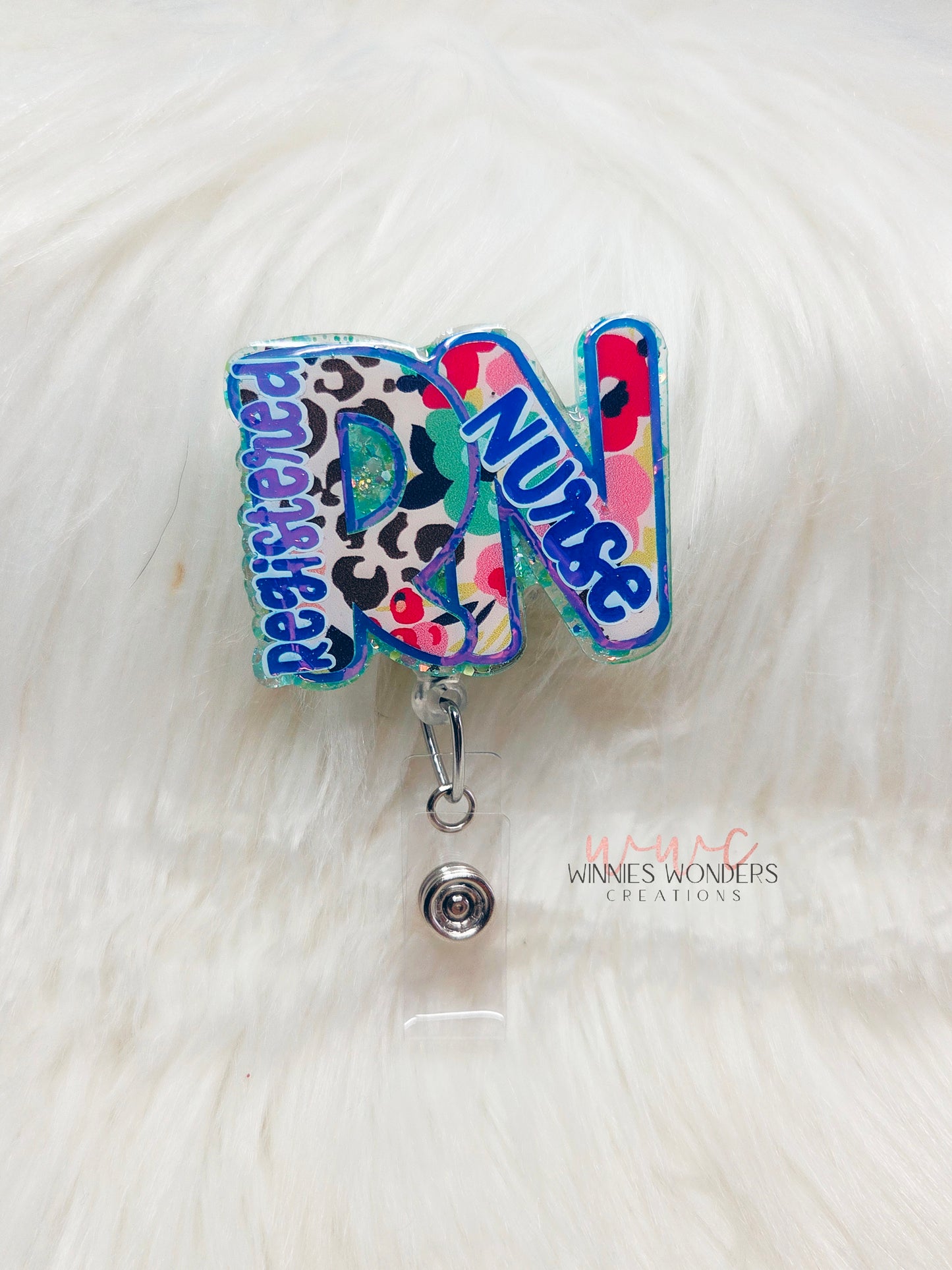 Registered Nurse Badge Reel