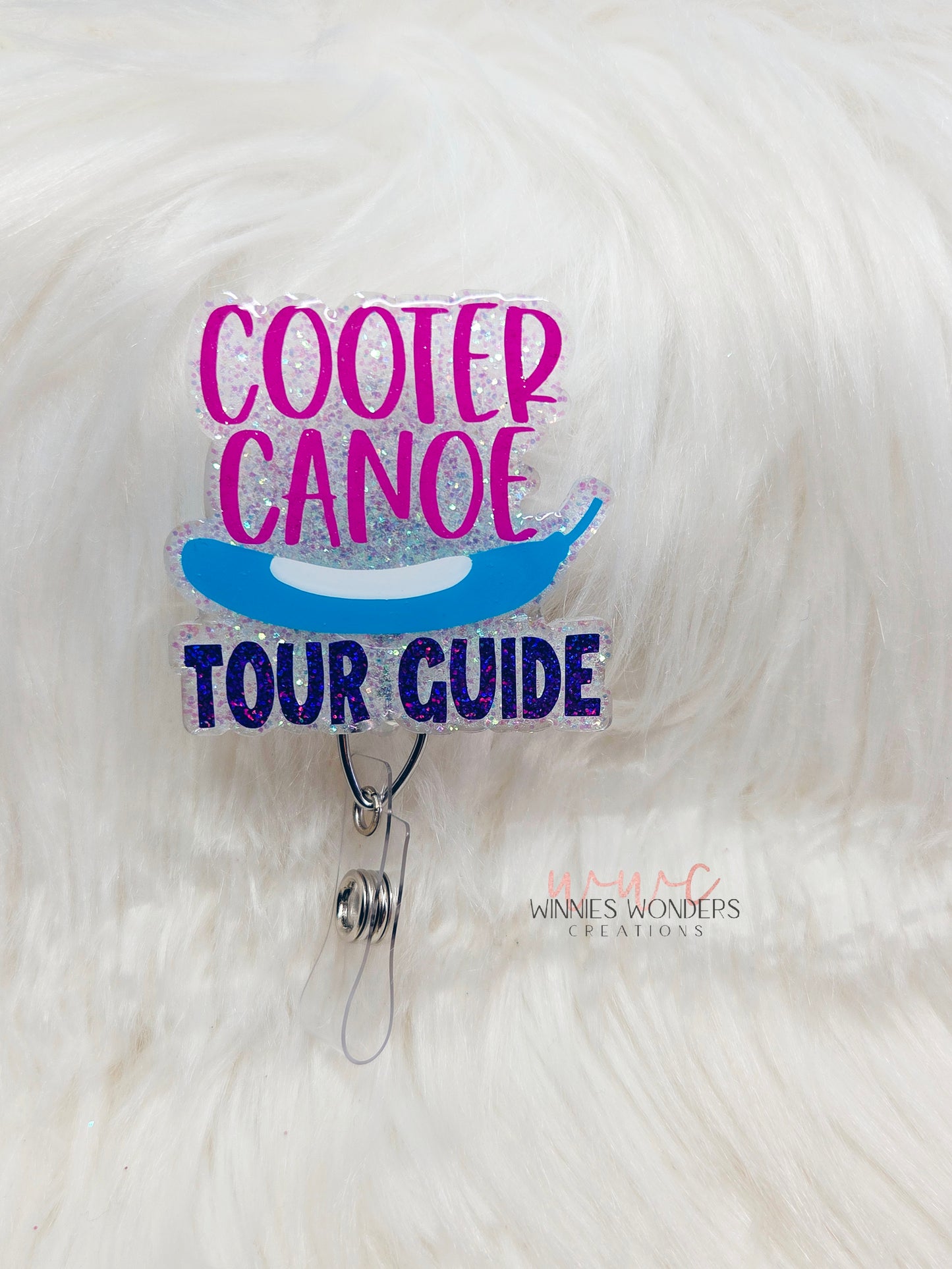 Cooter Canoe Badge Reel