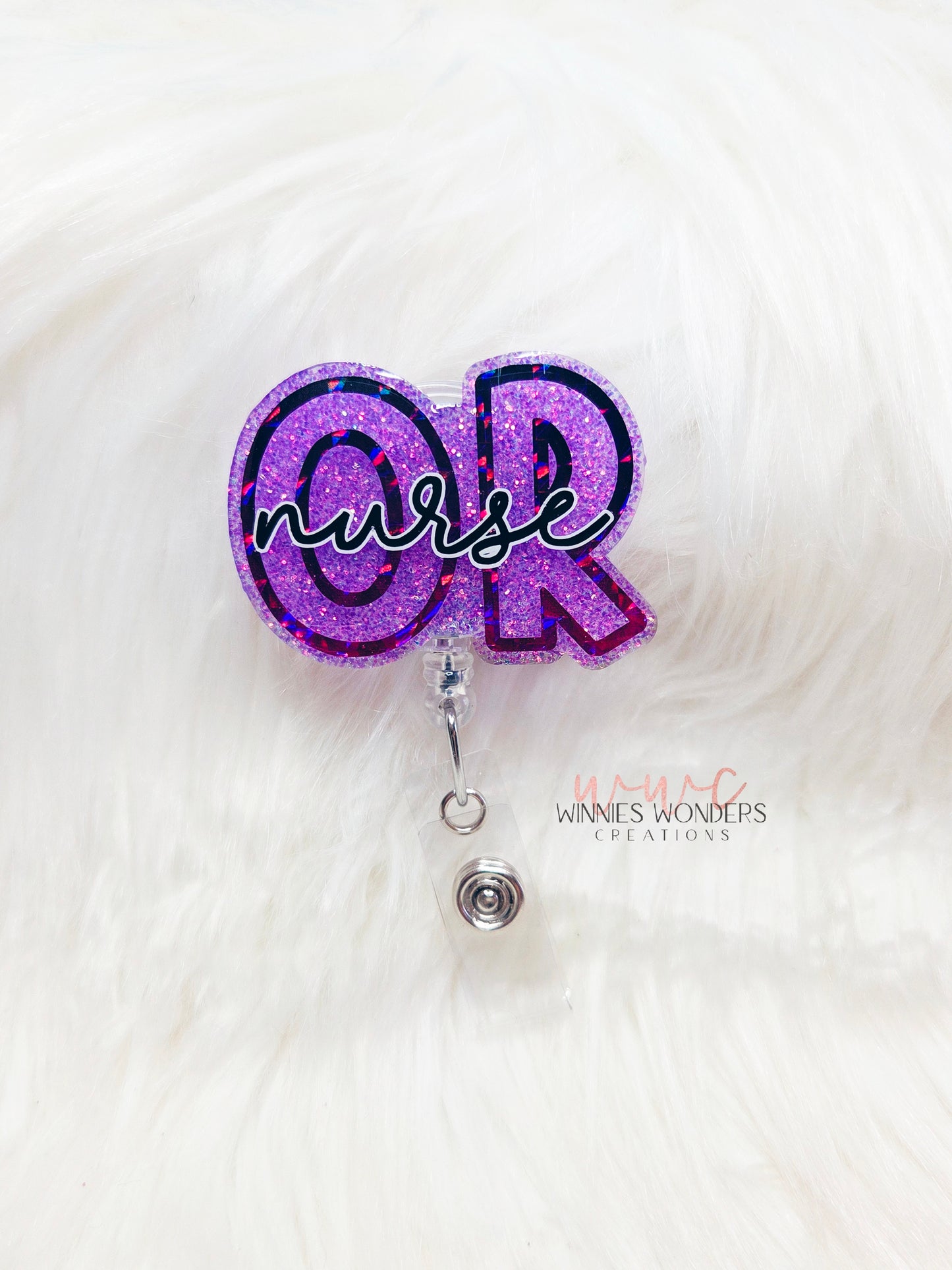 OR Nurse Badge Reel