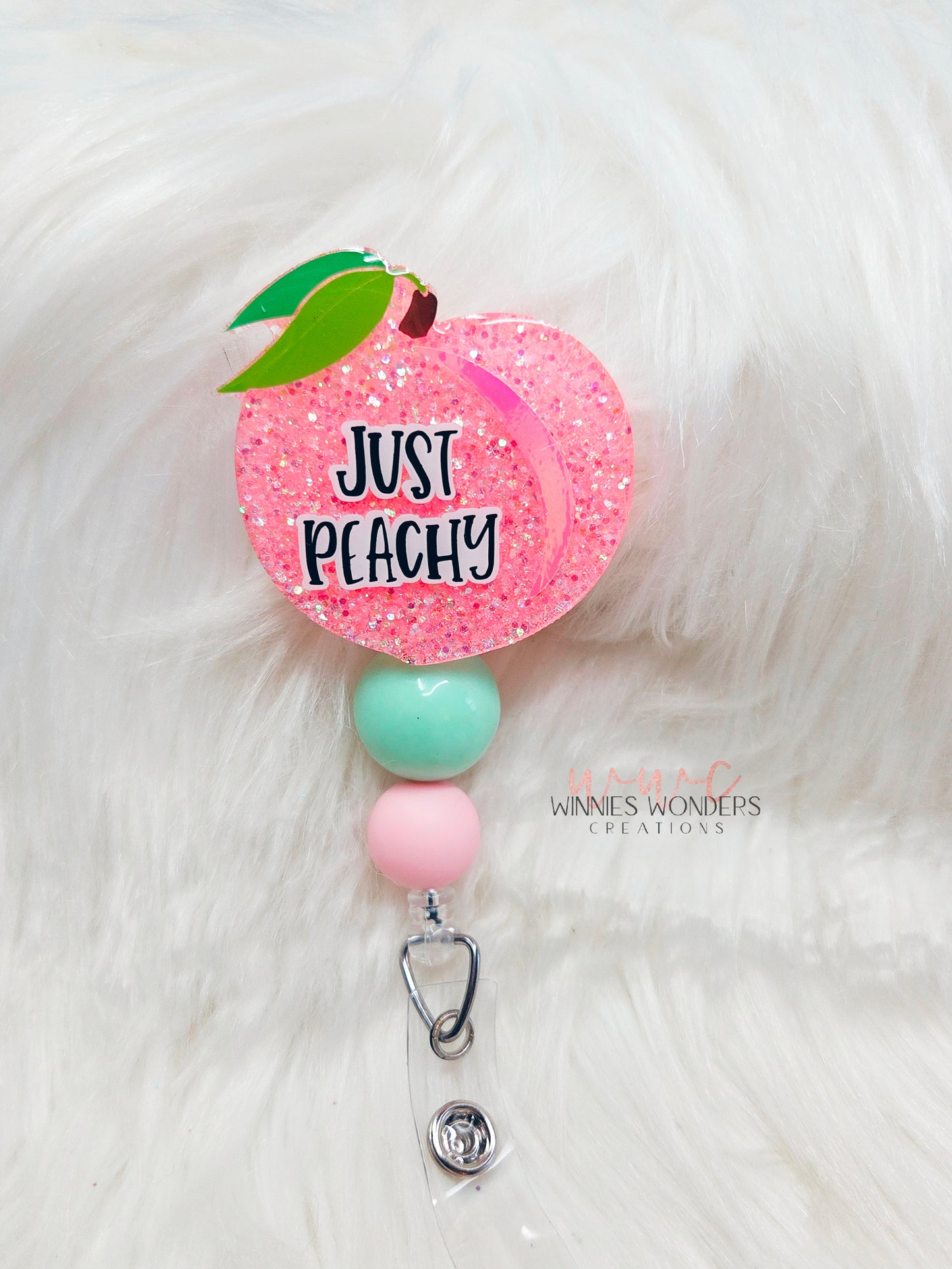 Just Peachy Badge Reel