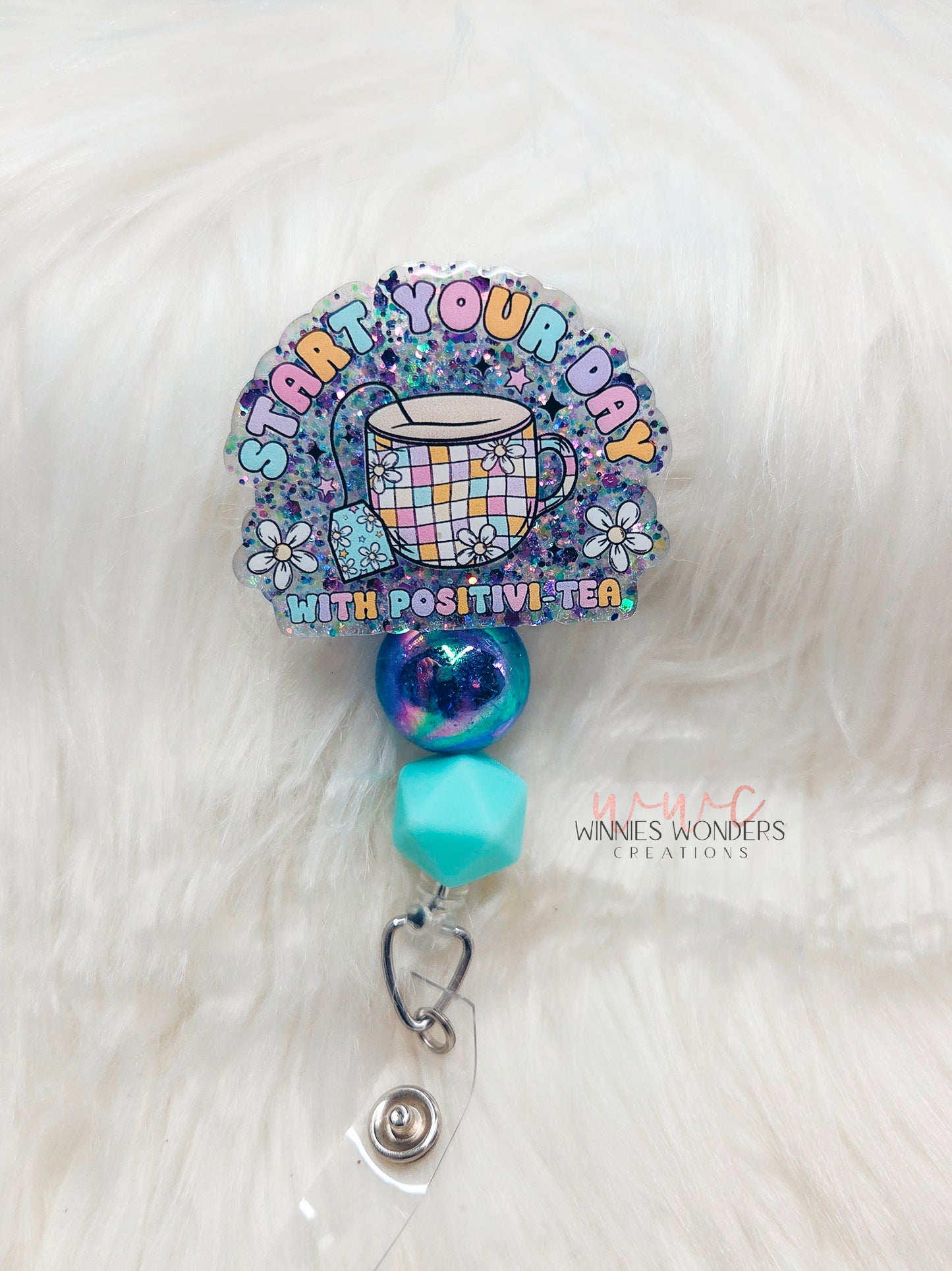 Positivi-Tea Badge Reel