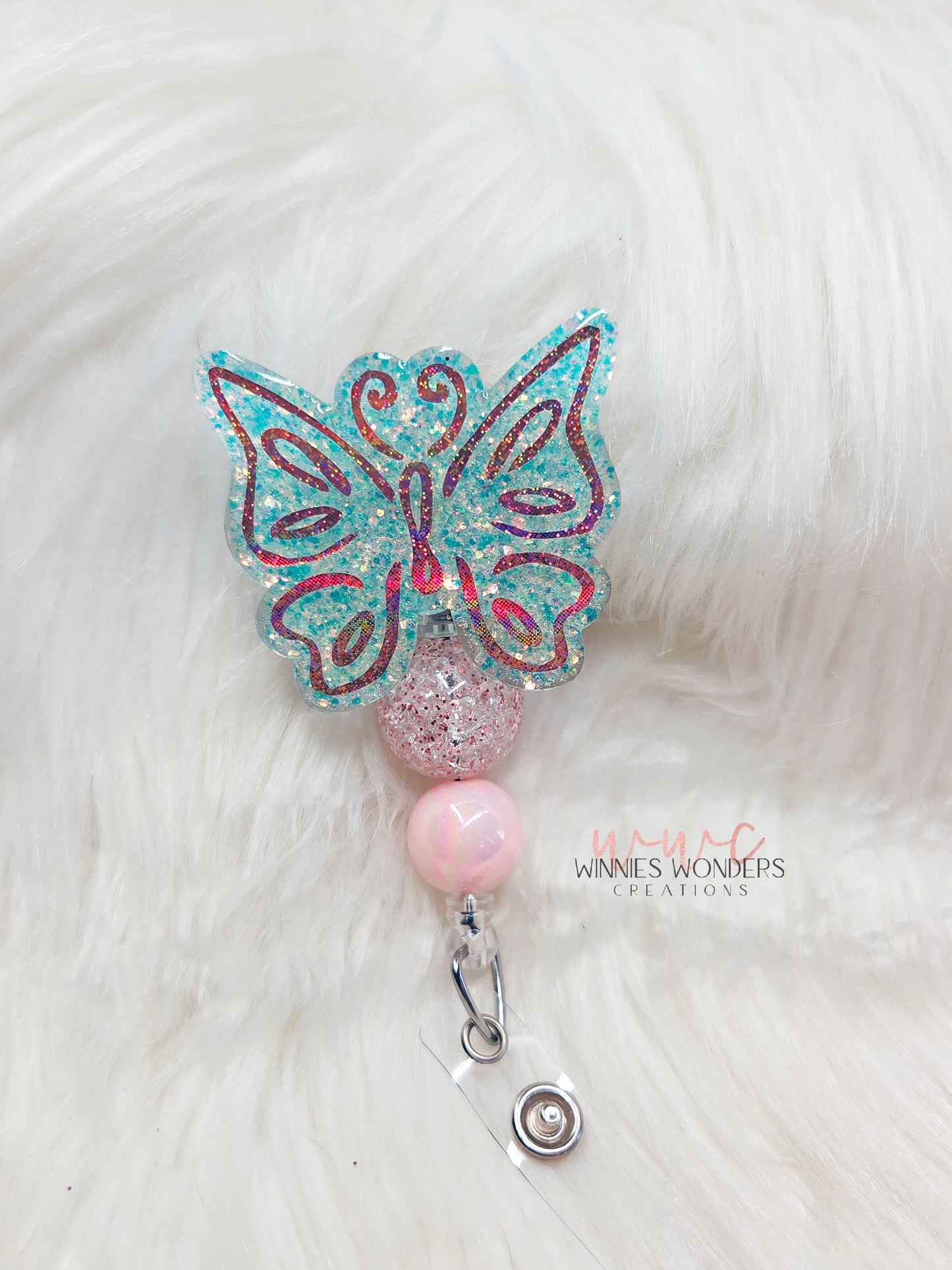 Butterfly Badge Reel