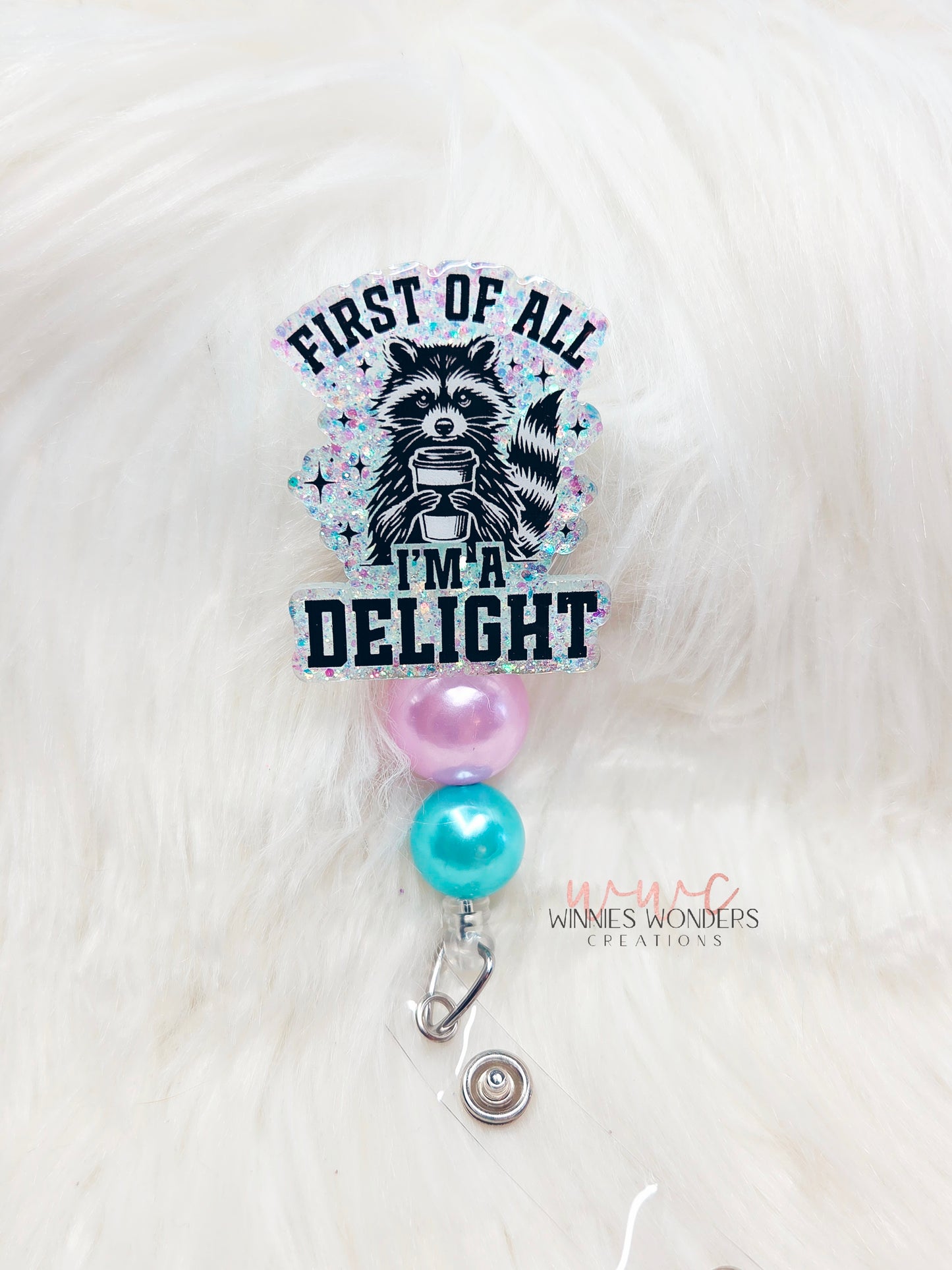 I'm a Delight Badge Reel