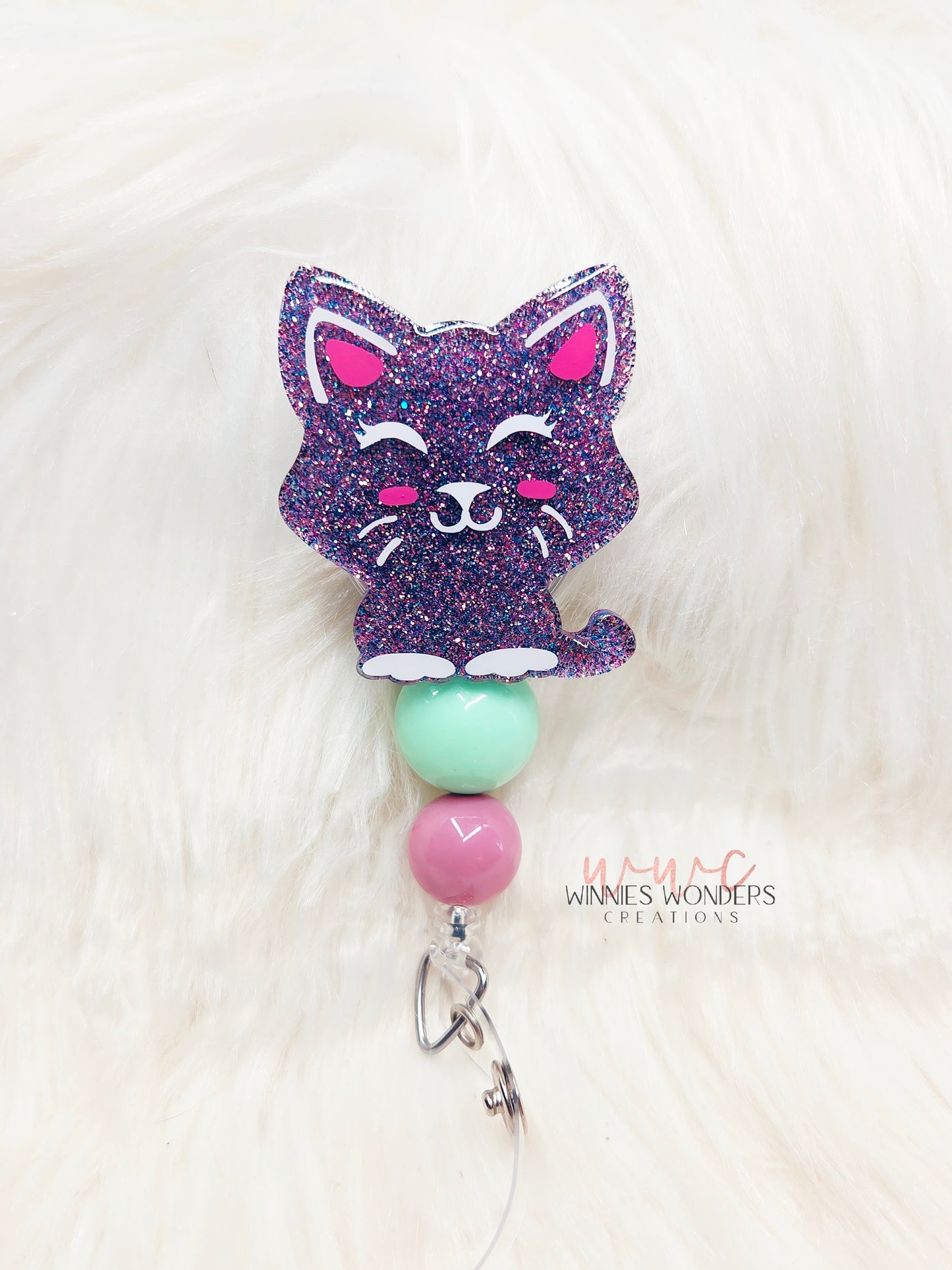 Cat Badge Reel