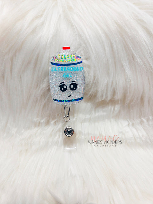 Ultrasound Gel Badge Reel