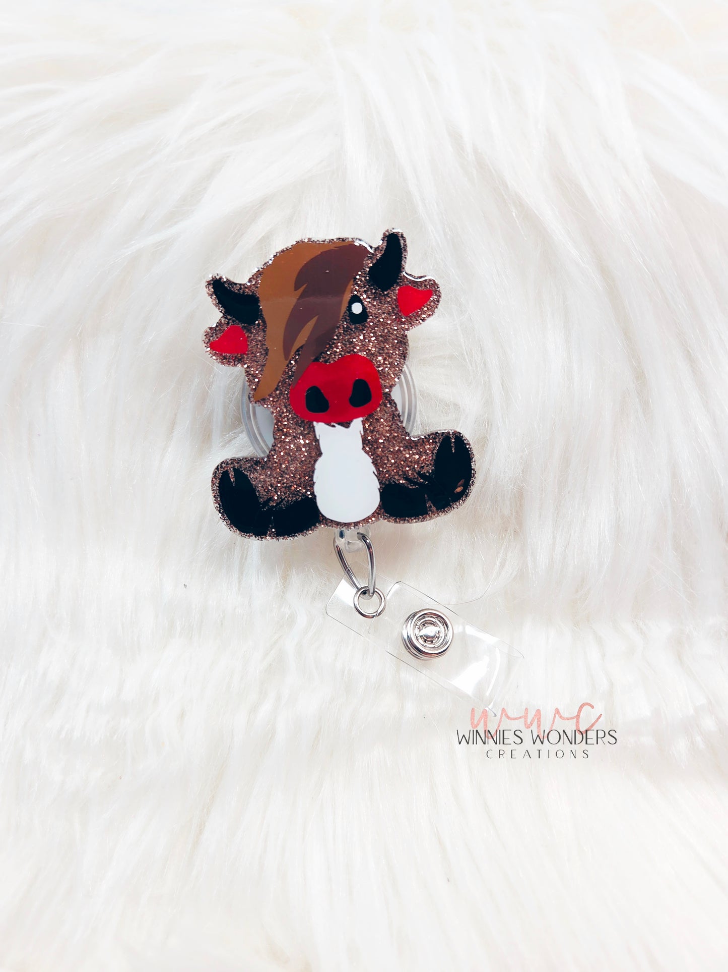 Highland Cow Badge Reel