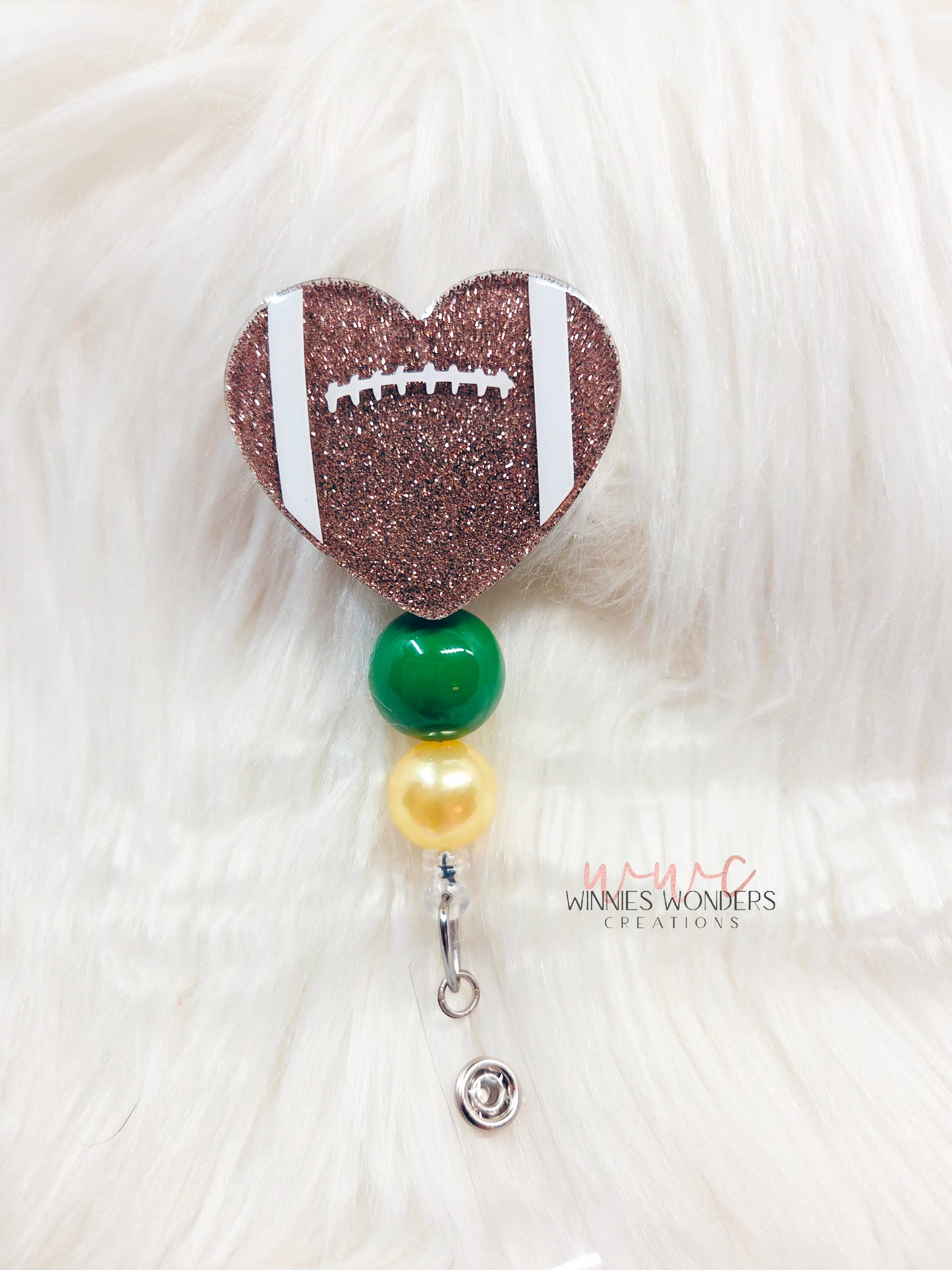 Football Heart Badge Reel