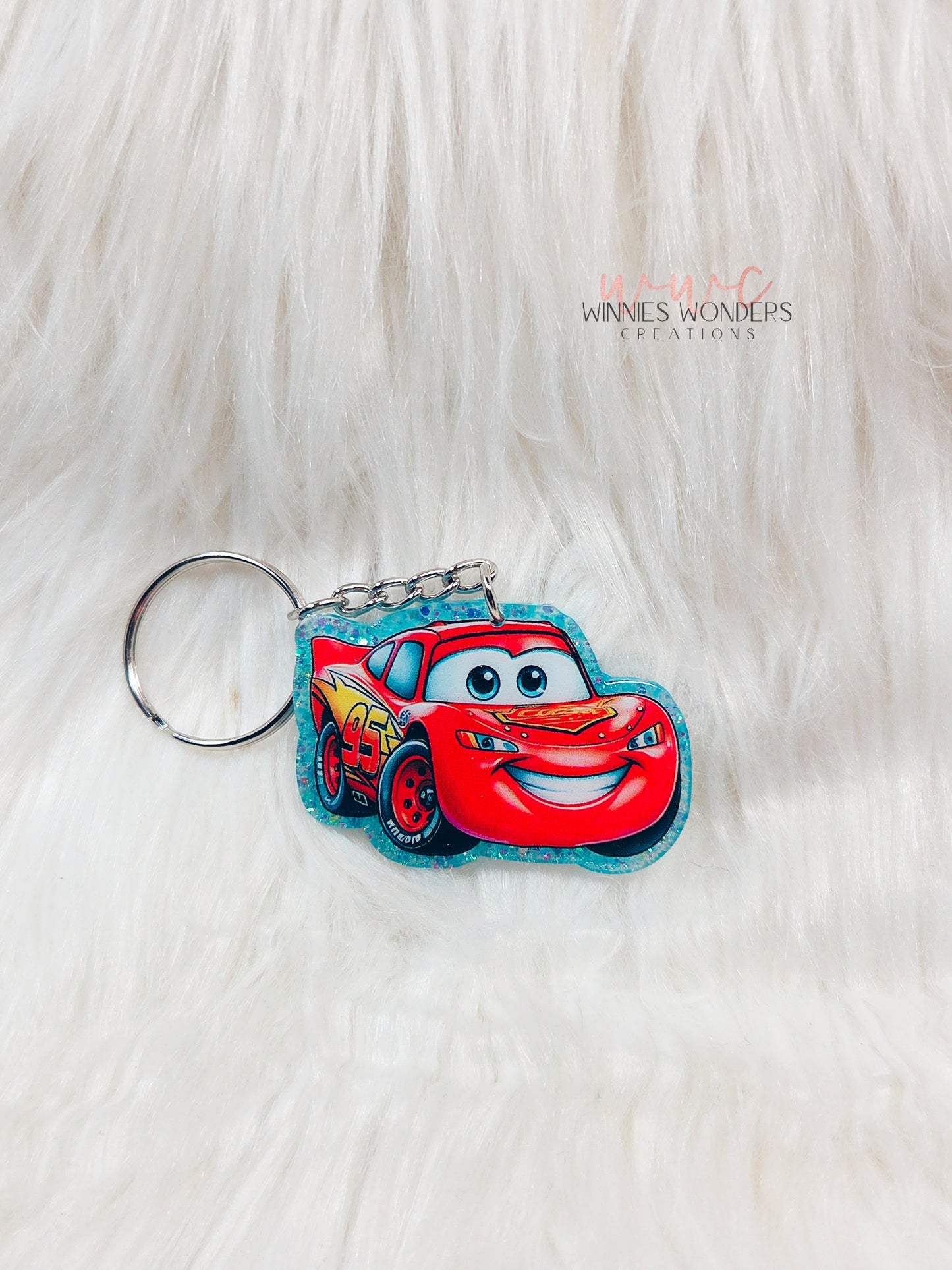 Race Car Keychain