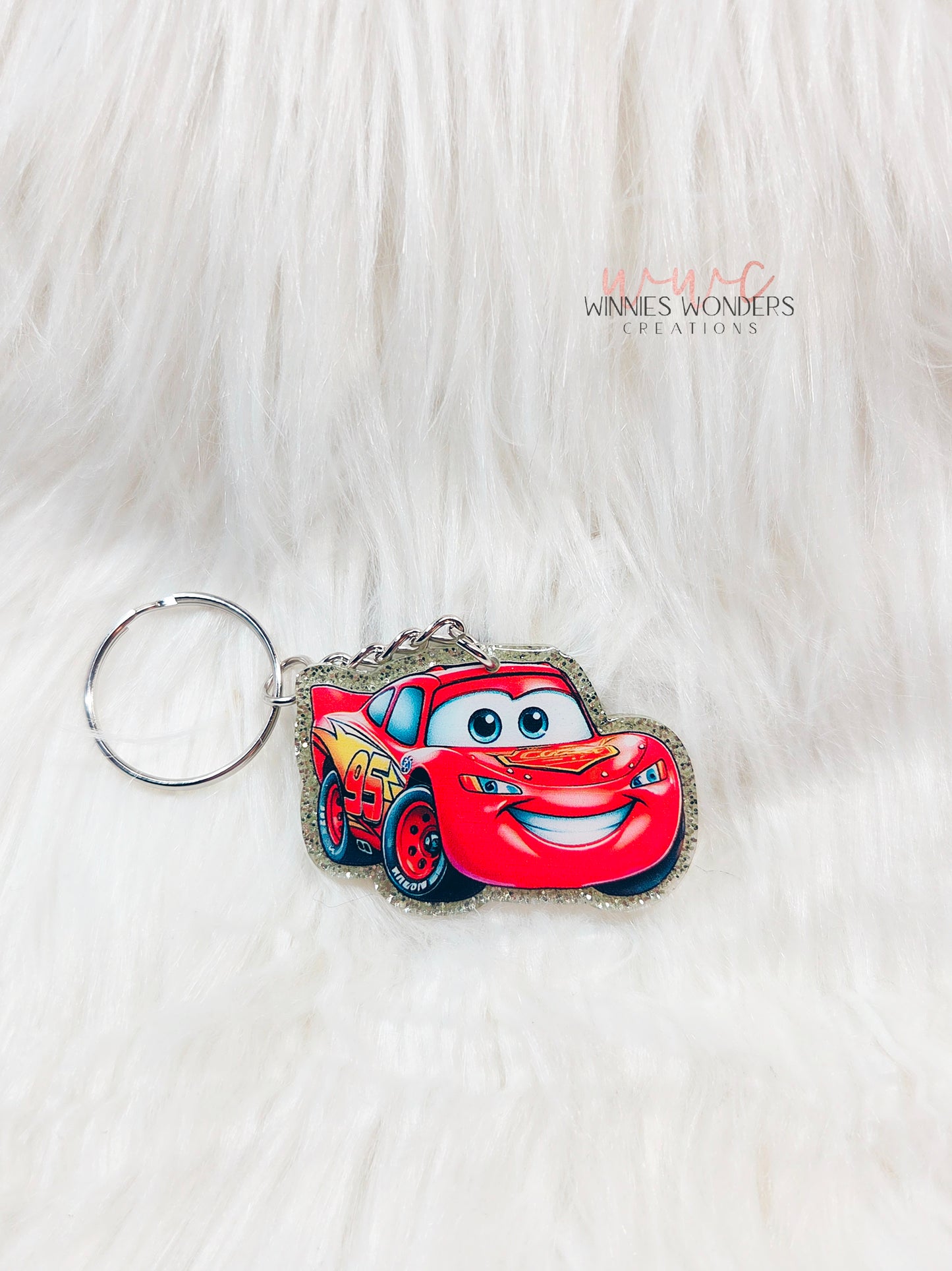 Race Car Keychain