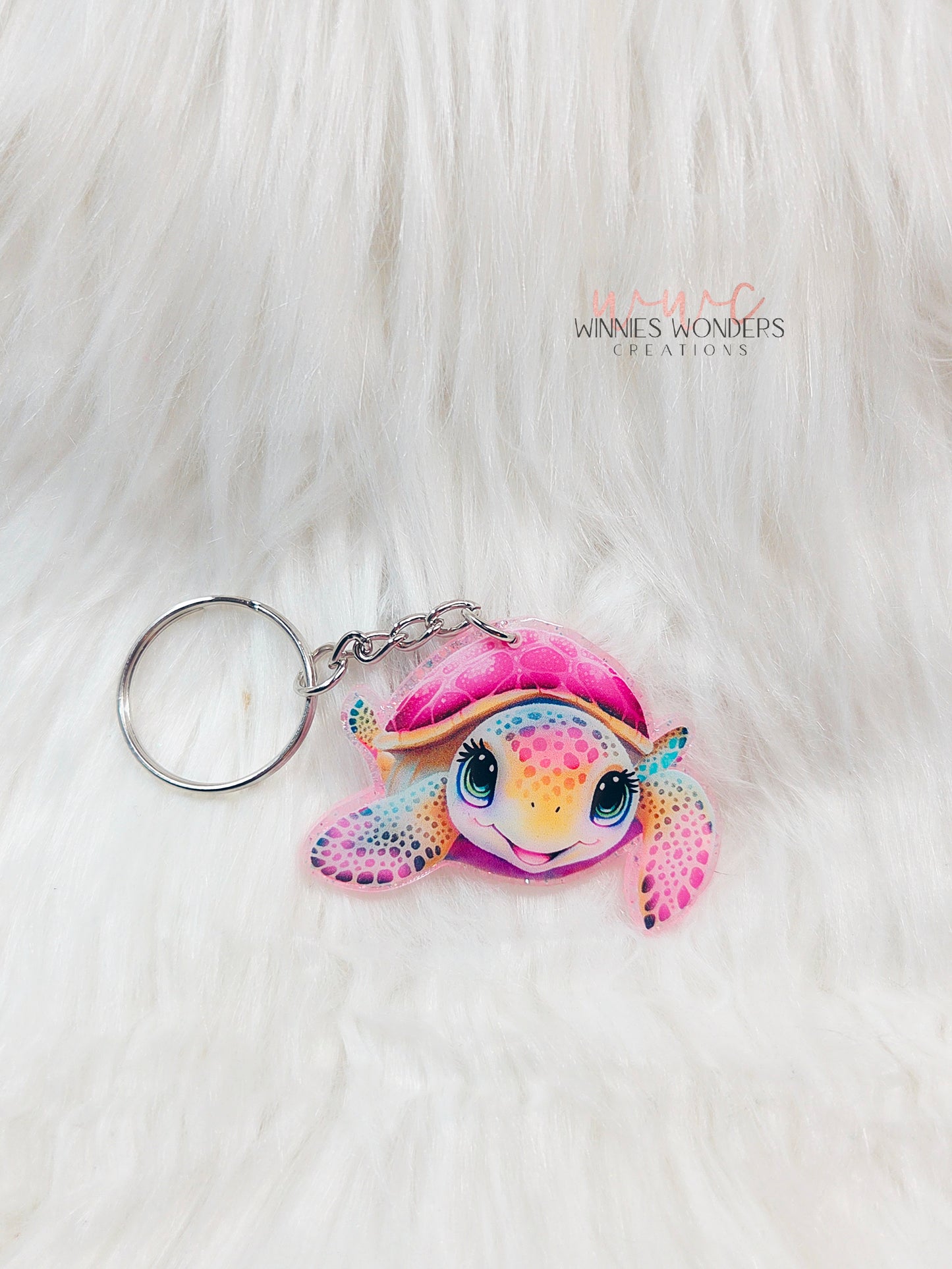 Cute sea turtle Keychain