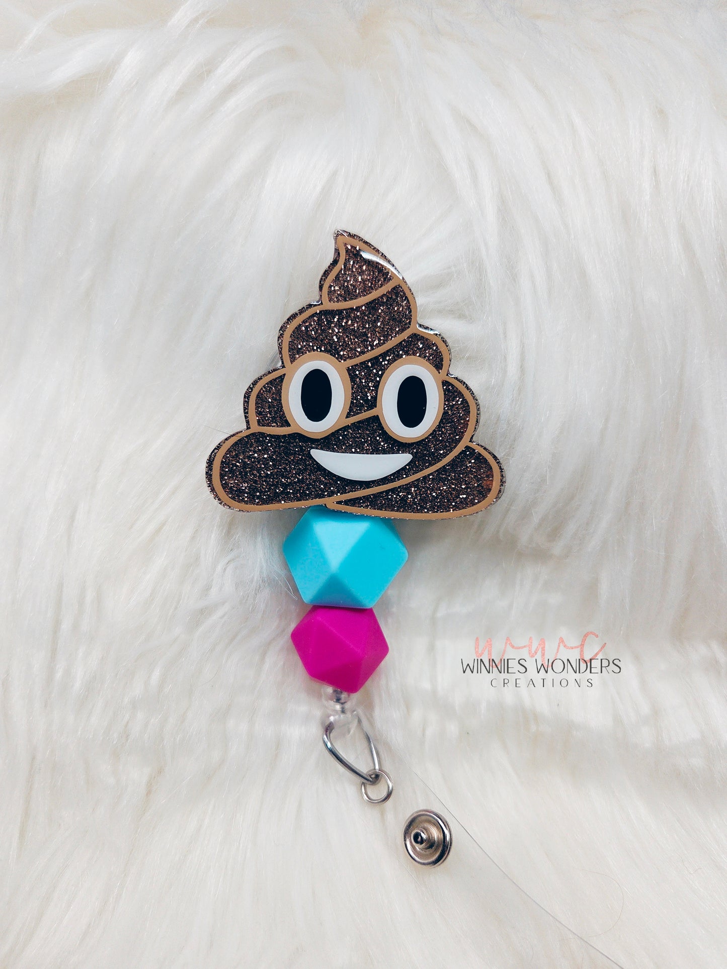 Poop Emoji Badge Reel