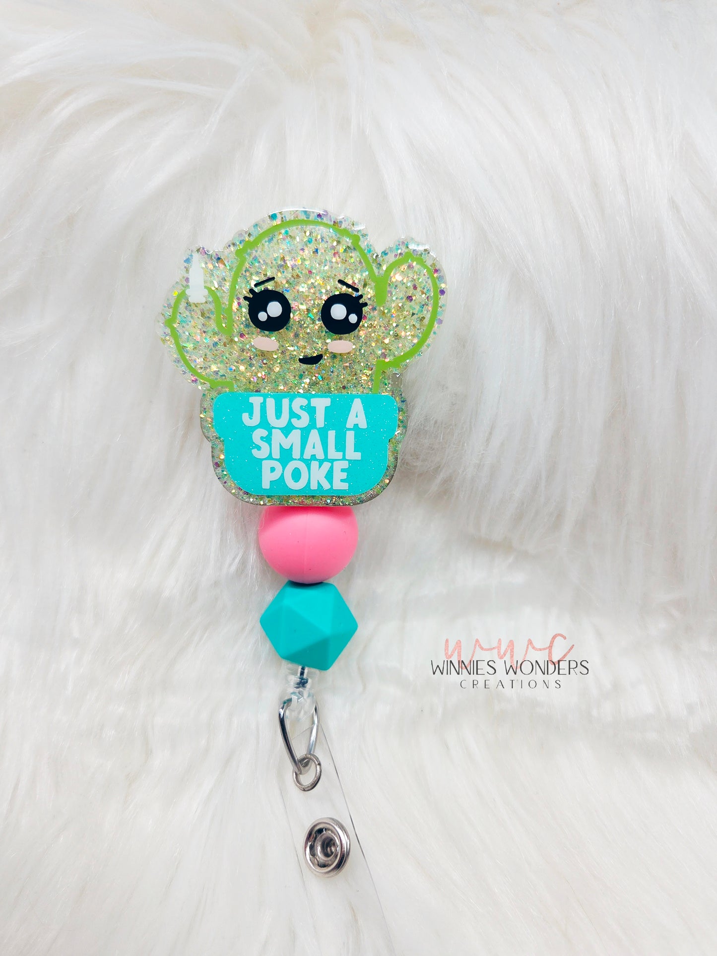 Just a Small Poke Badge Reel