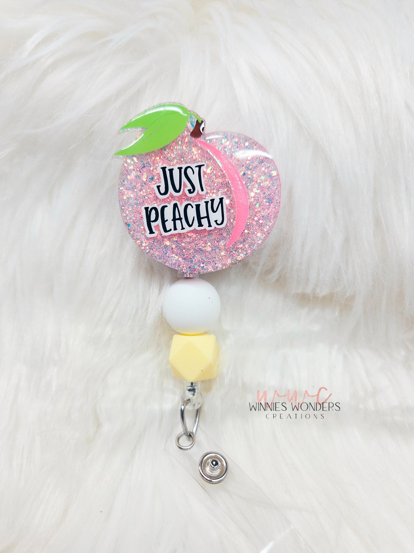 Just Peachy Badge Reel