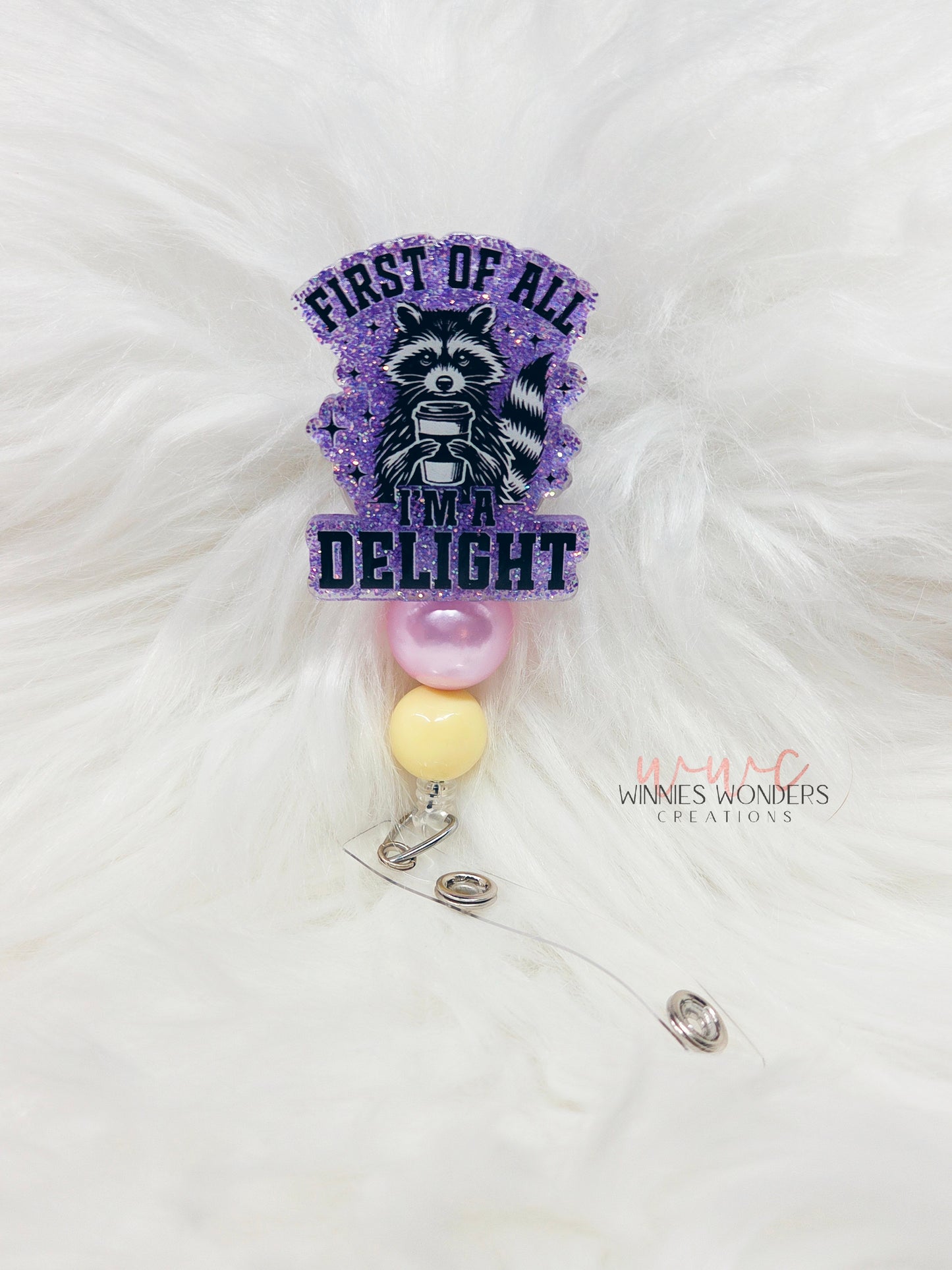 I'm a Delight Badge Reel