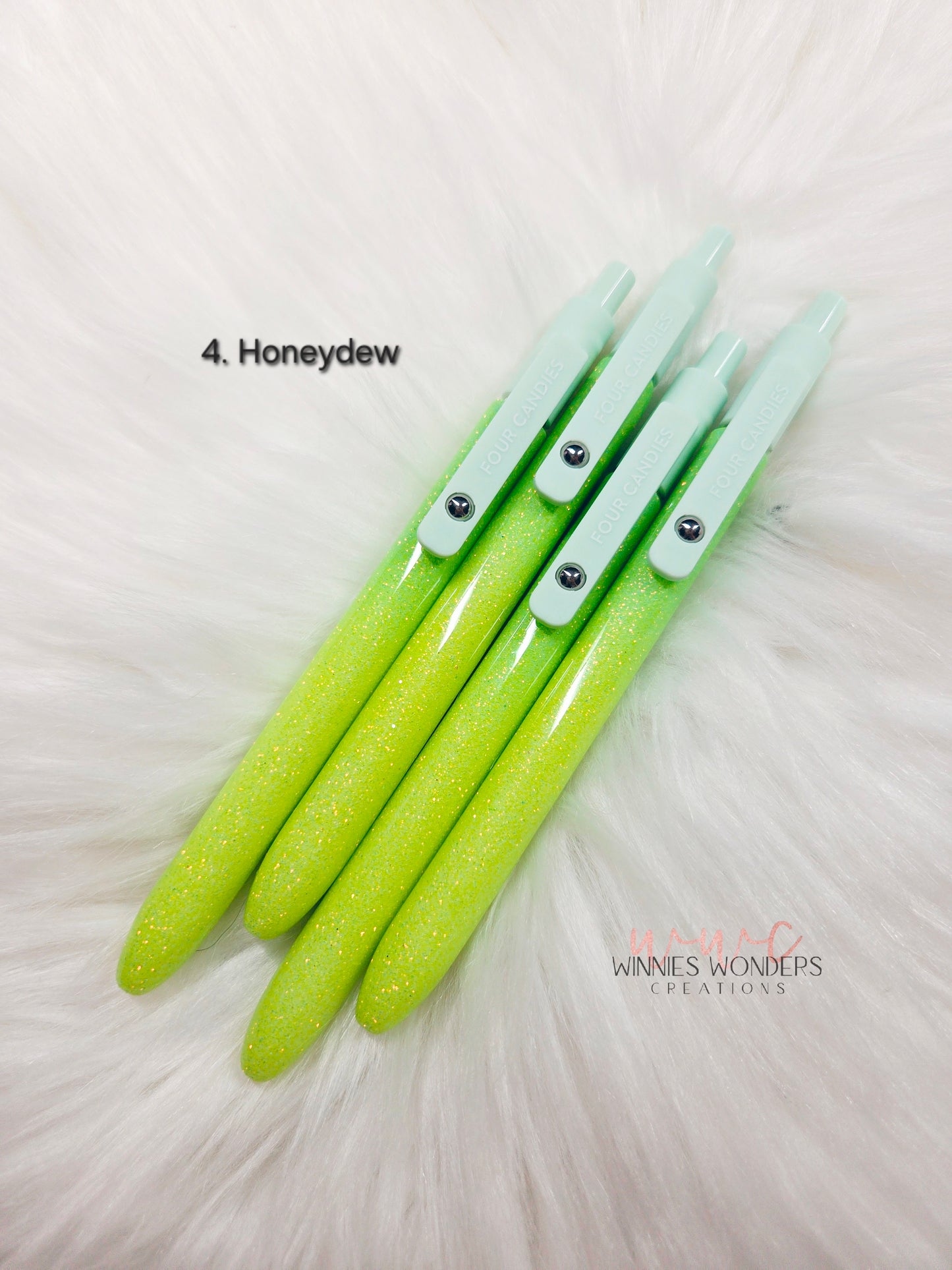 Glitter Pen with Clip