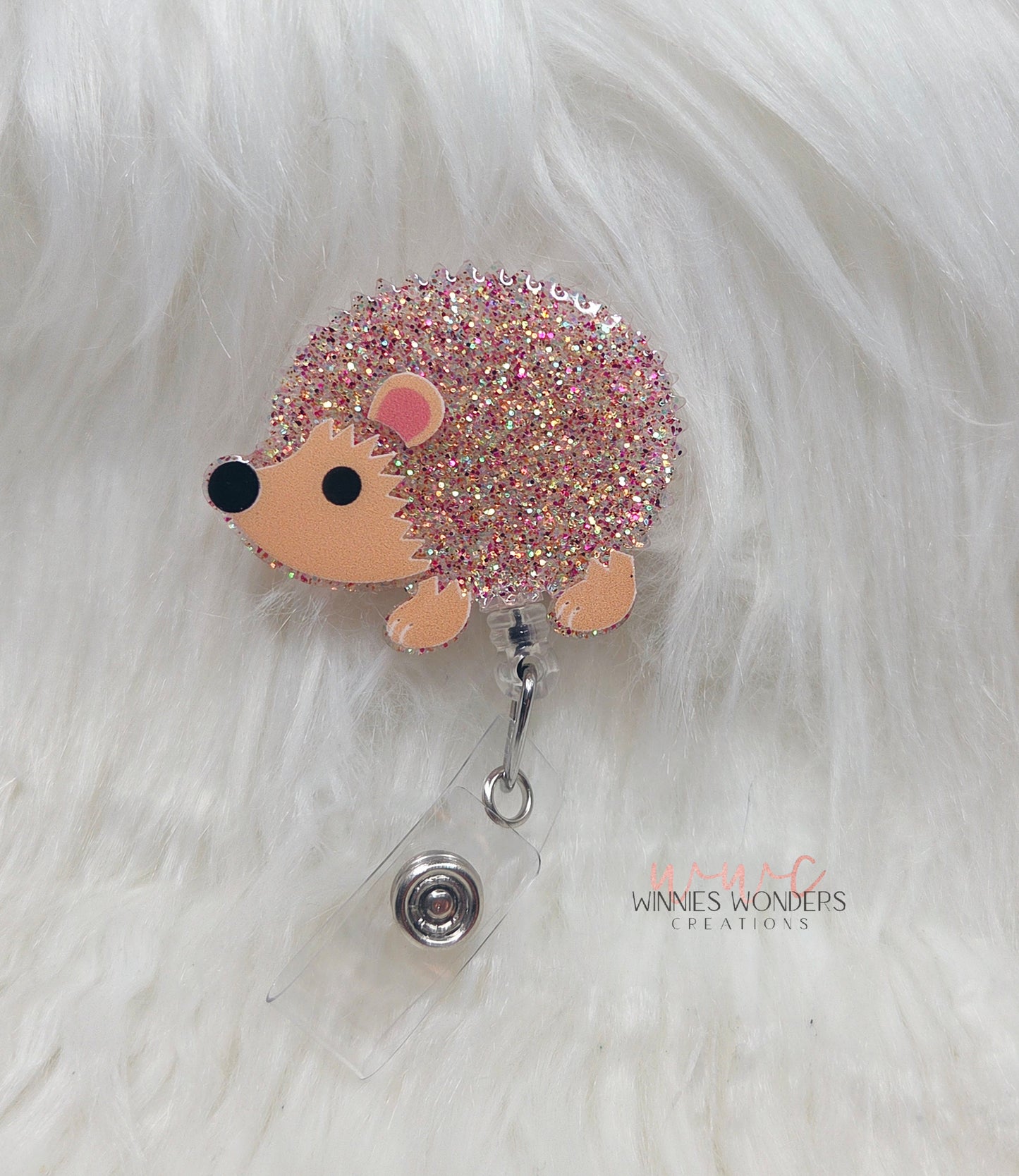 Hedgehog Badge Reel