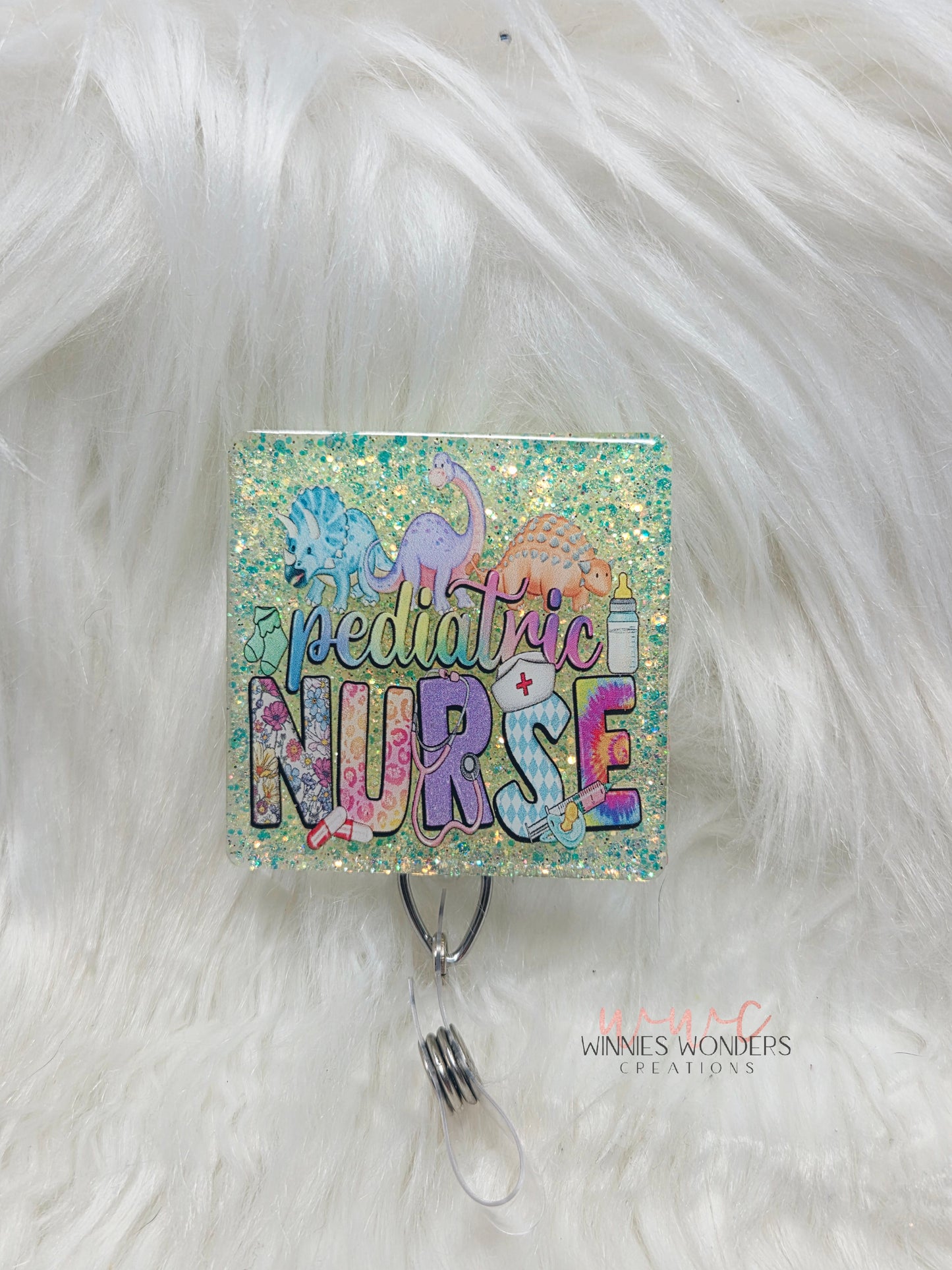 Pediatric Nurse Badge Reel
