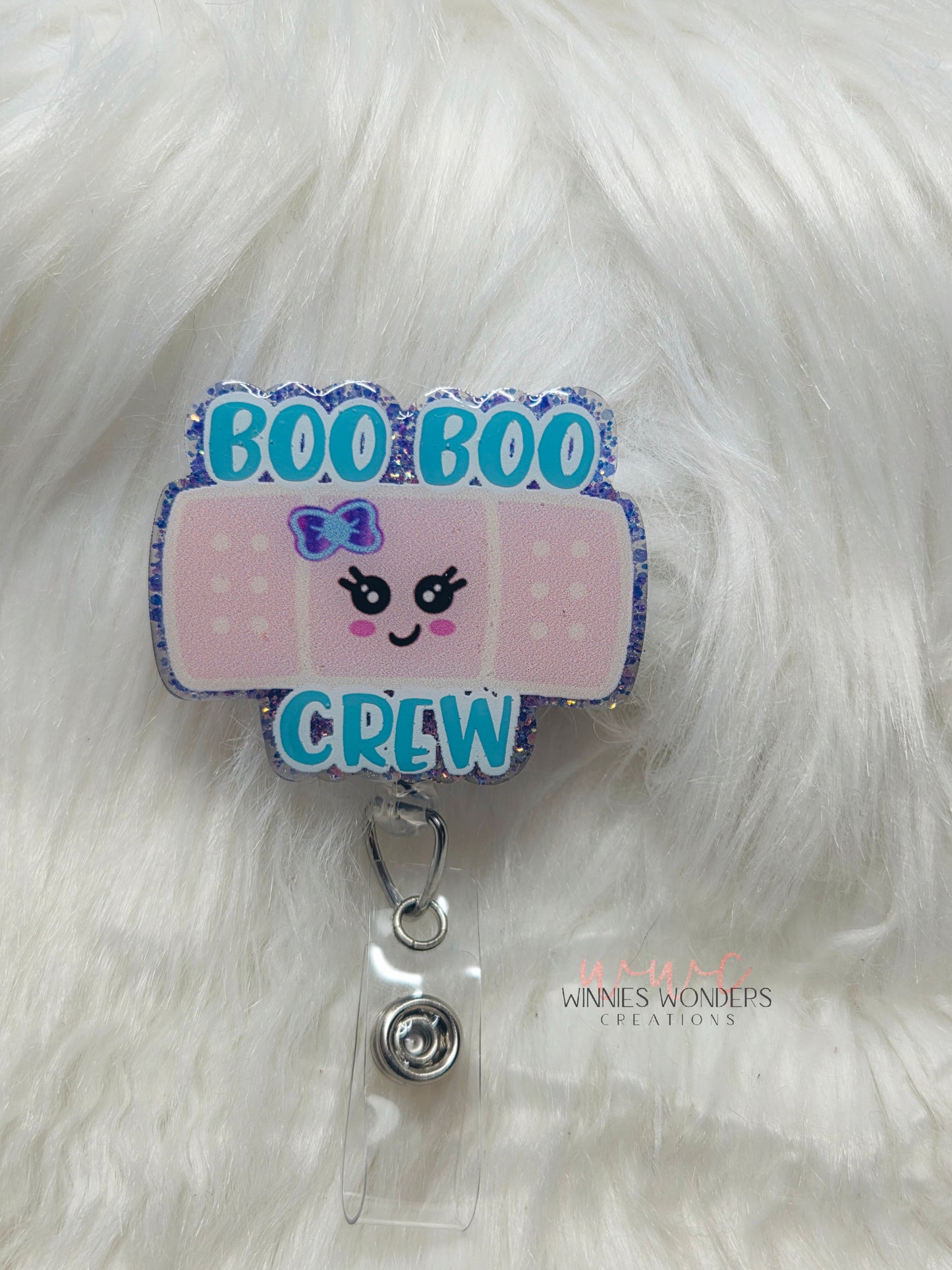 Boo Boo Crew Badge Reel
