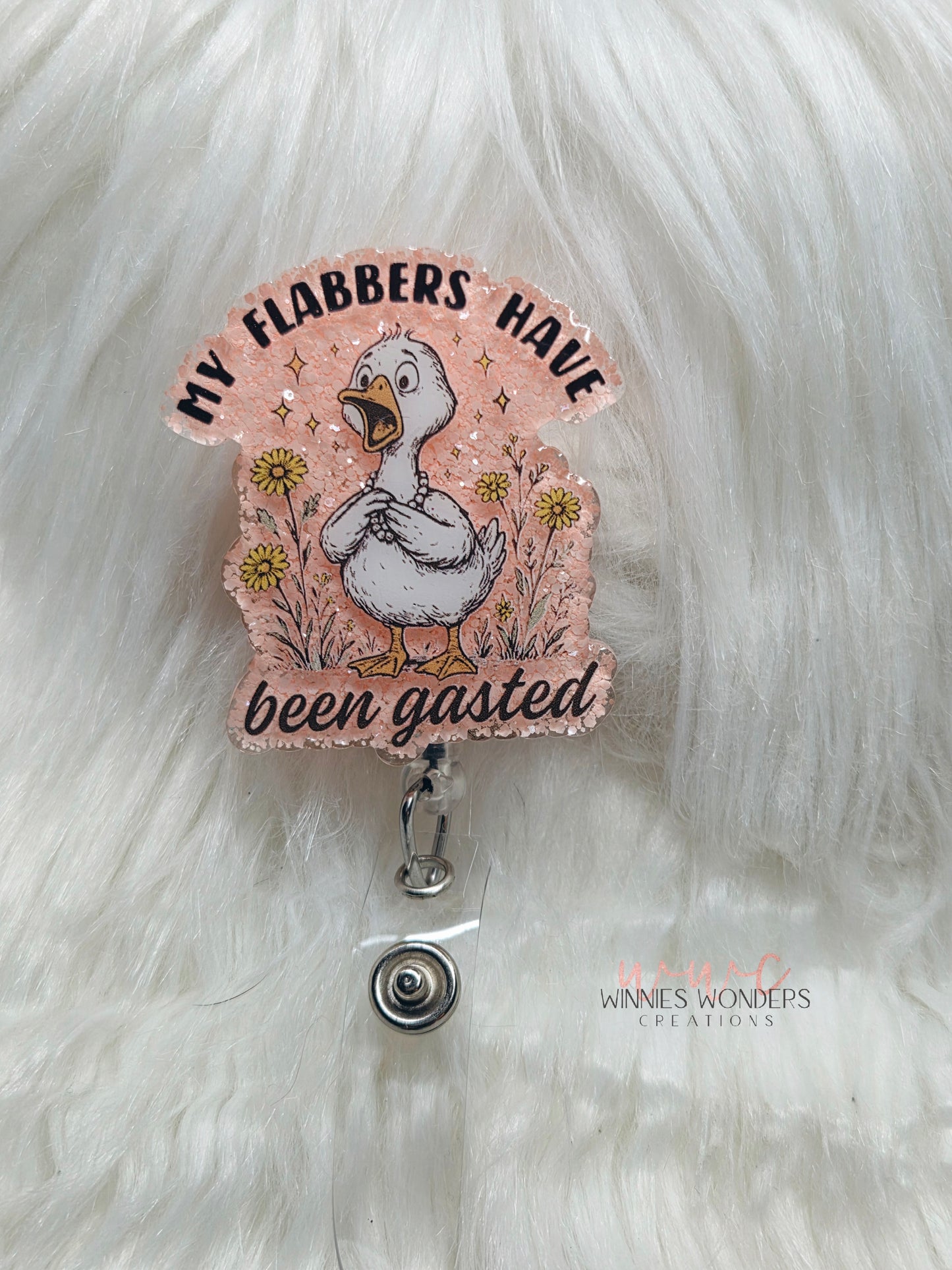 Flabbers are gasted Badge Reel