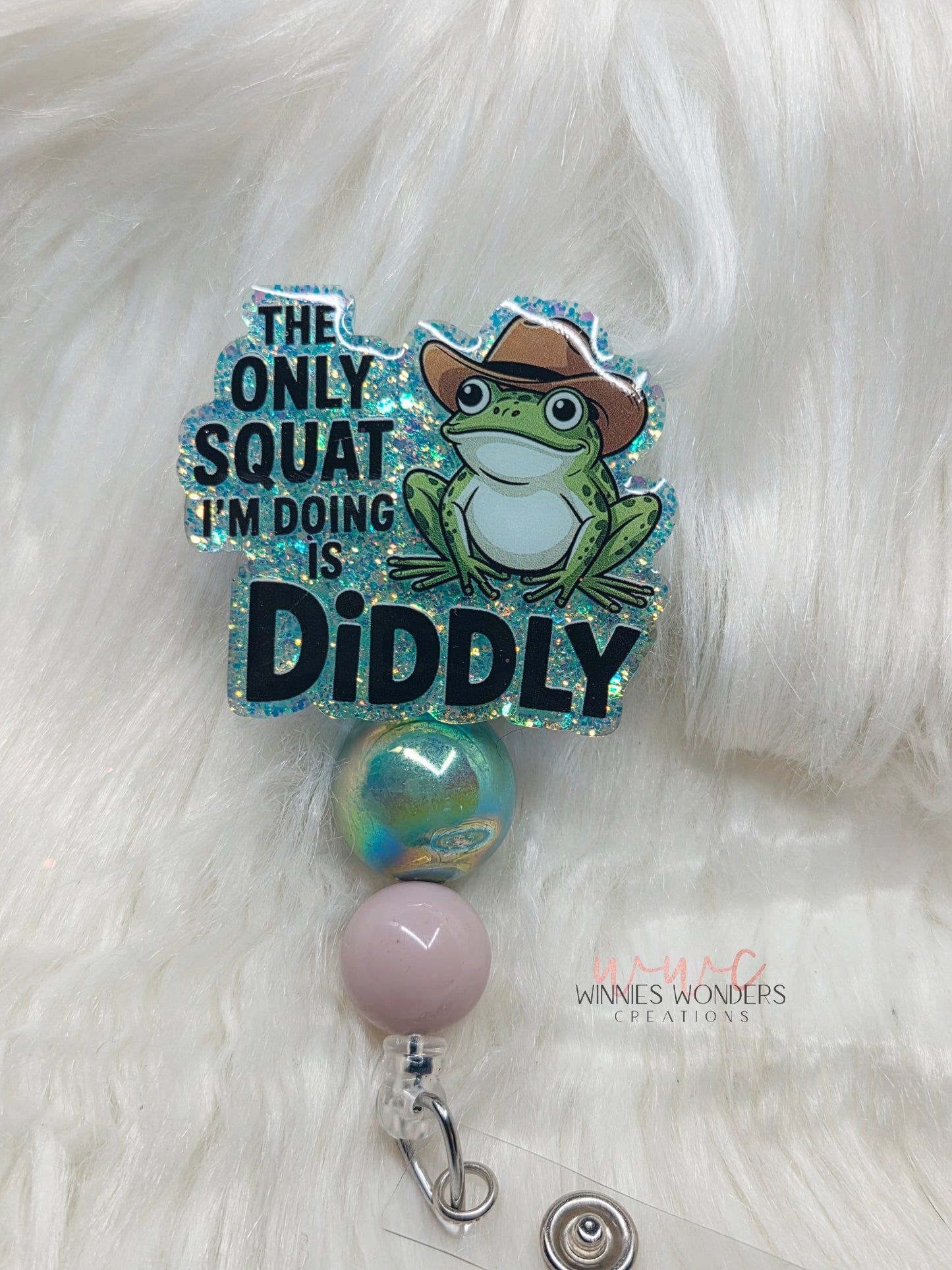Diddly Squat Badge Reel