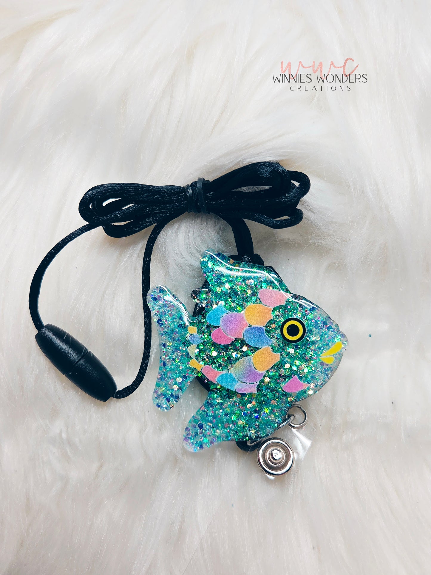 Rainbow Fish Lanyard