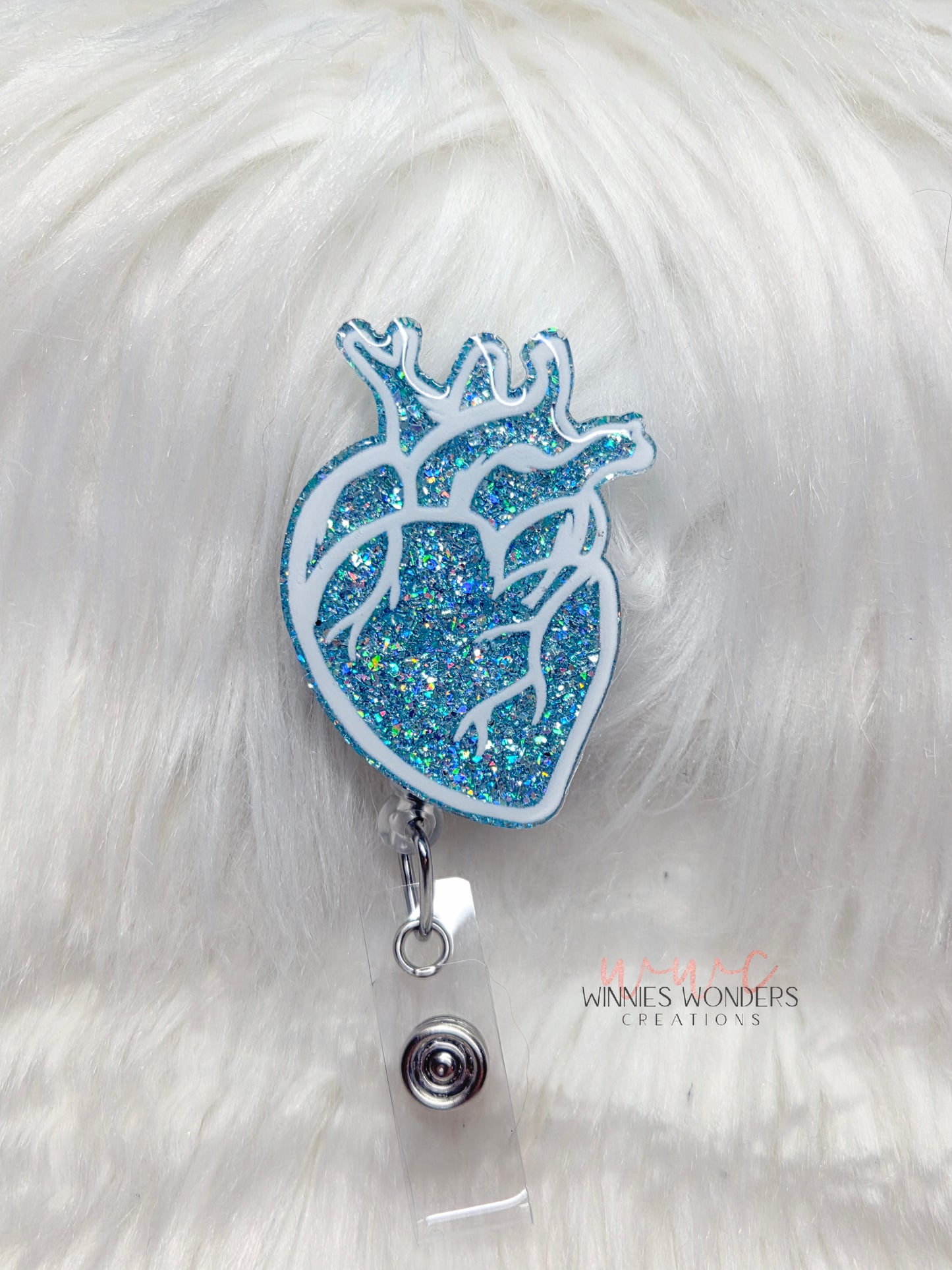 Anatomical Heart Badge Reel