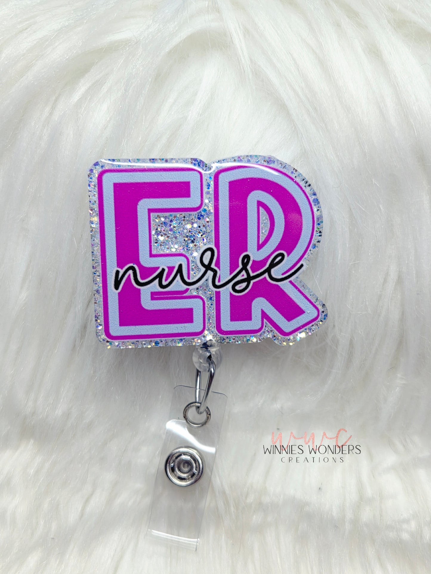 ER Nurse Badge Reel