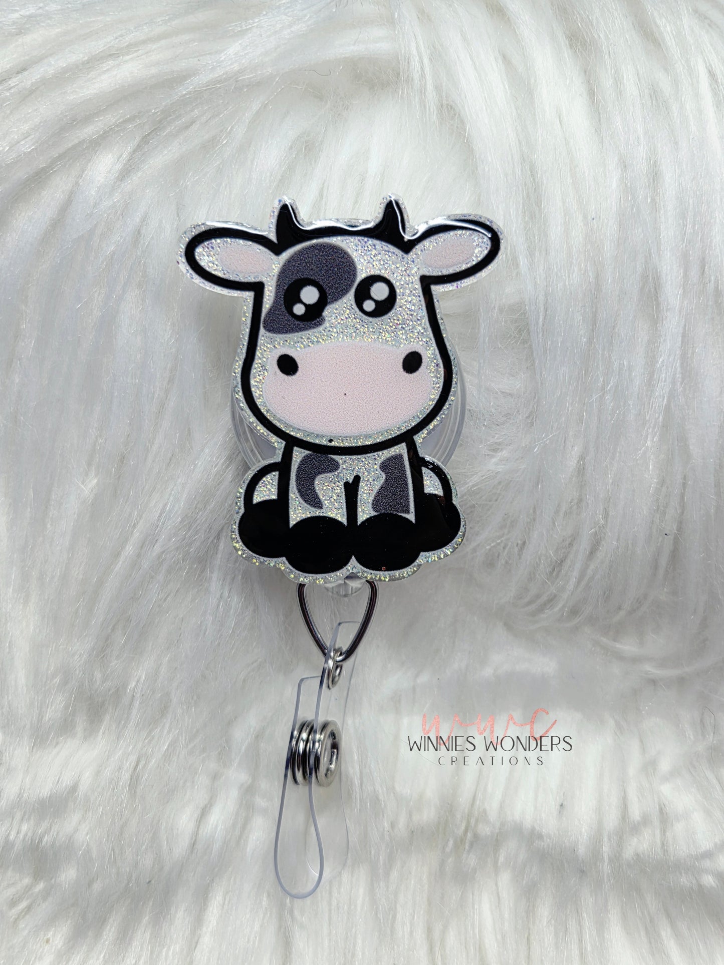 Cow Badge Reel