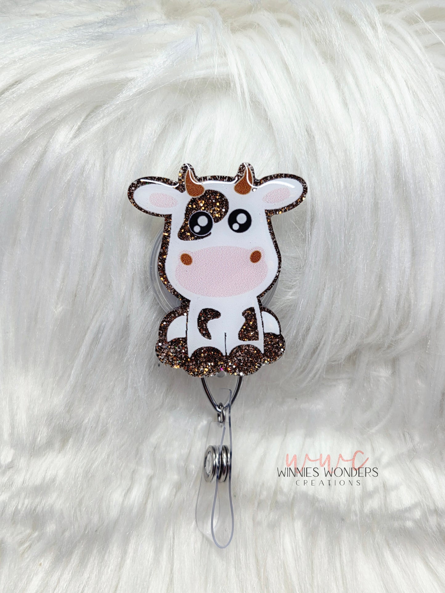 Cow Badge Reel