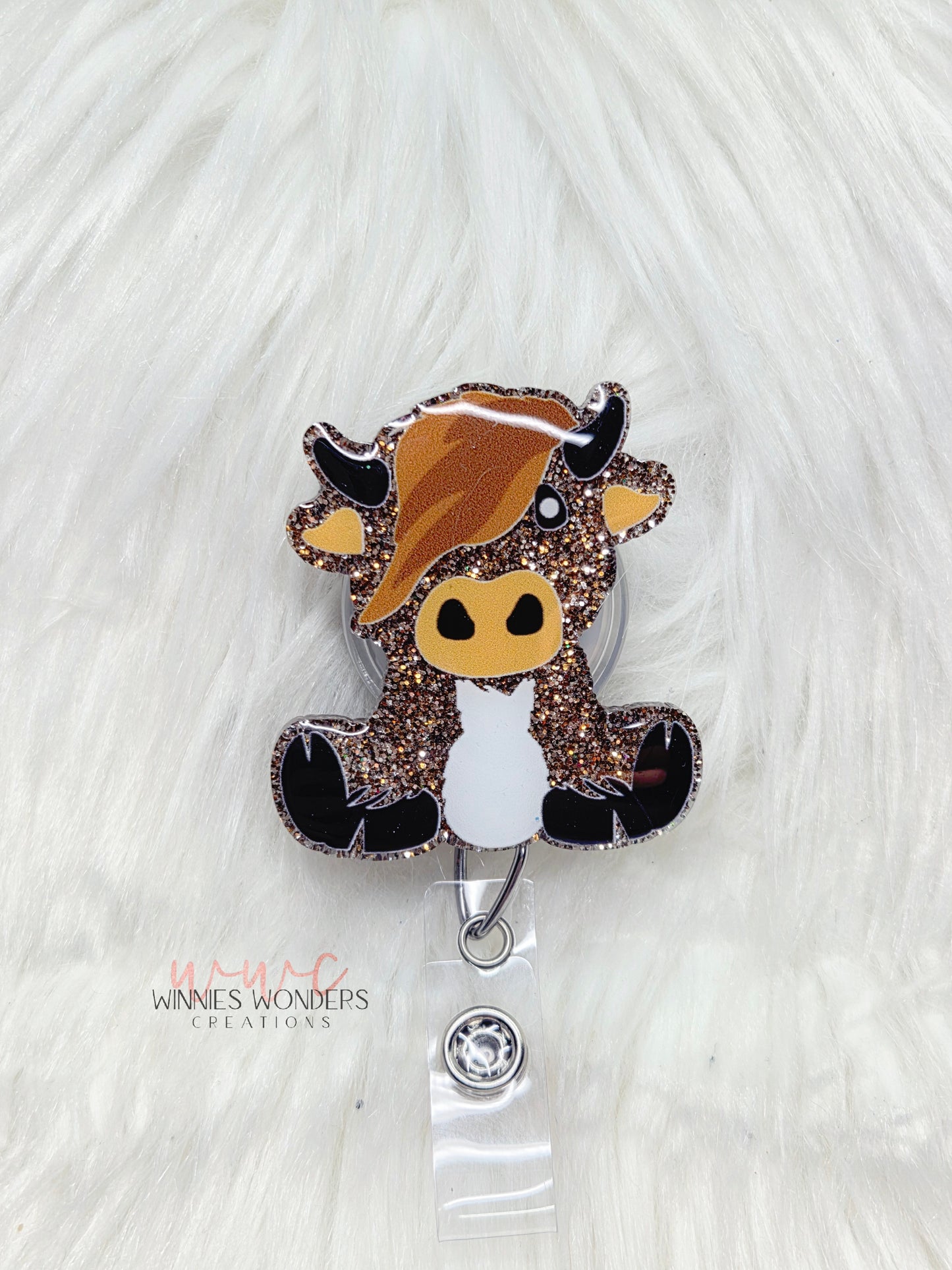 Highland Cow Badge Reel