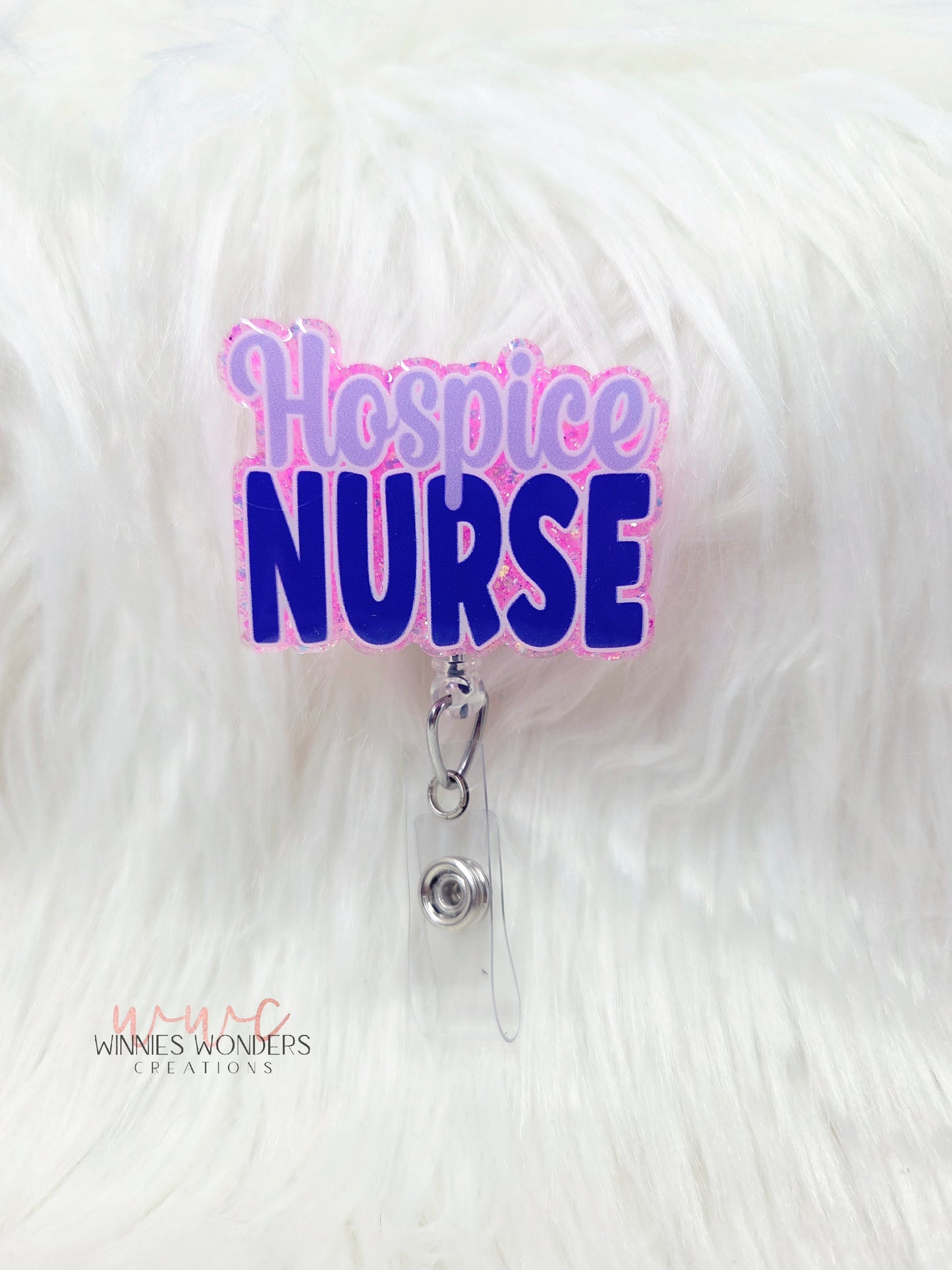 Hospice Nurse Badge Reel
