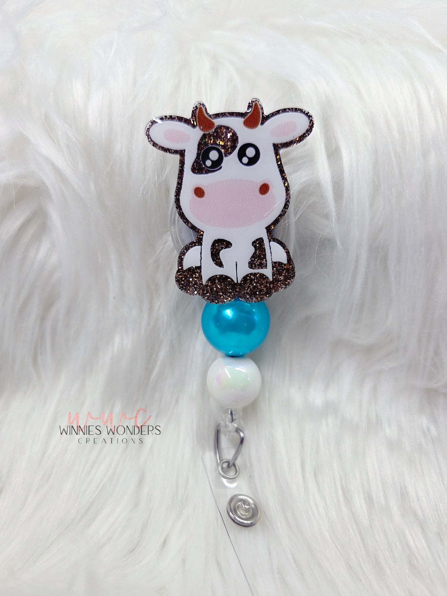 Cow Badge Reel