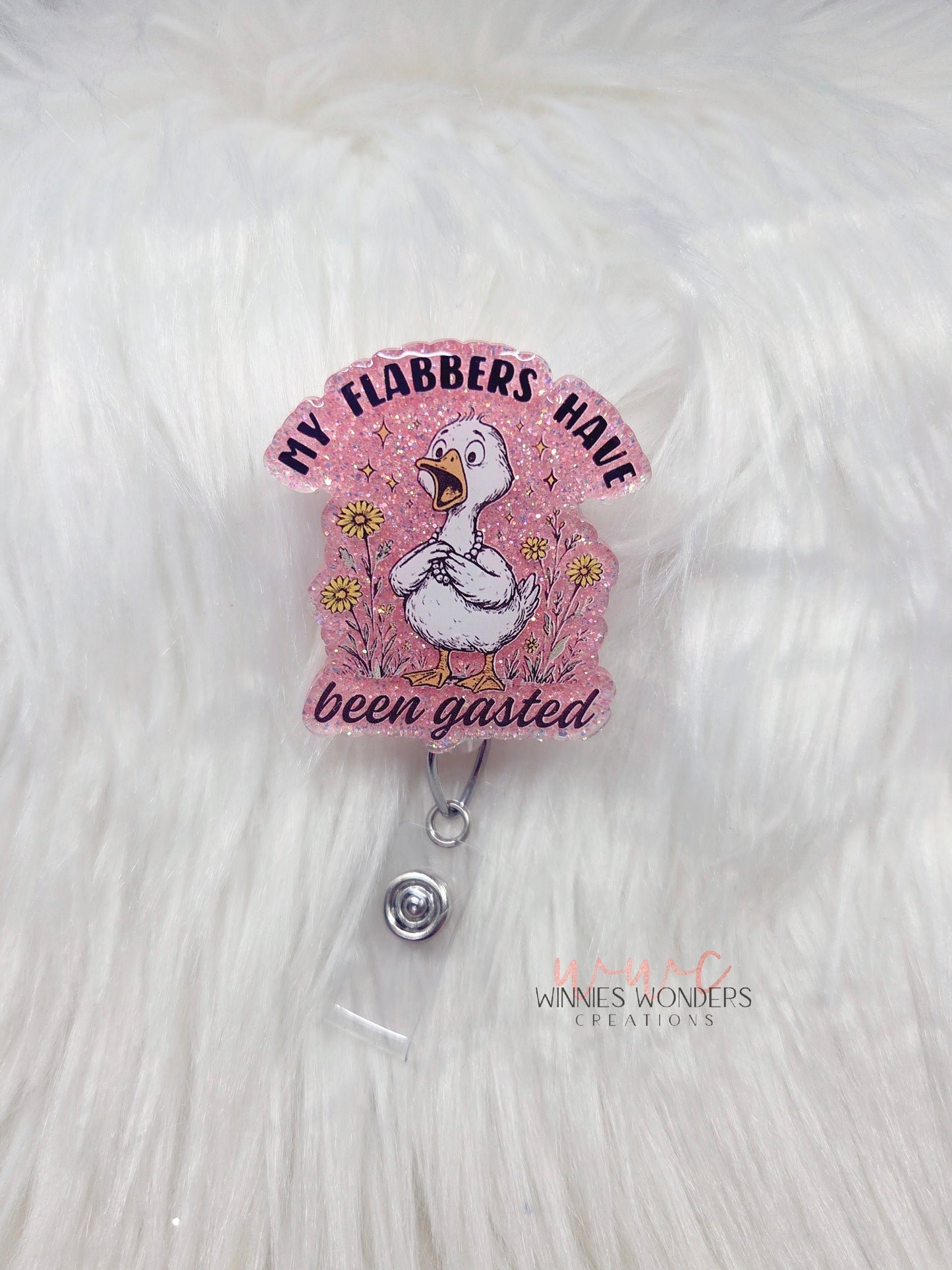 Flabbers are gasted Badge Reel