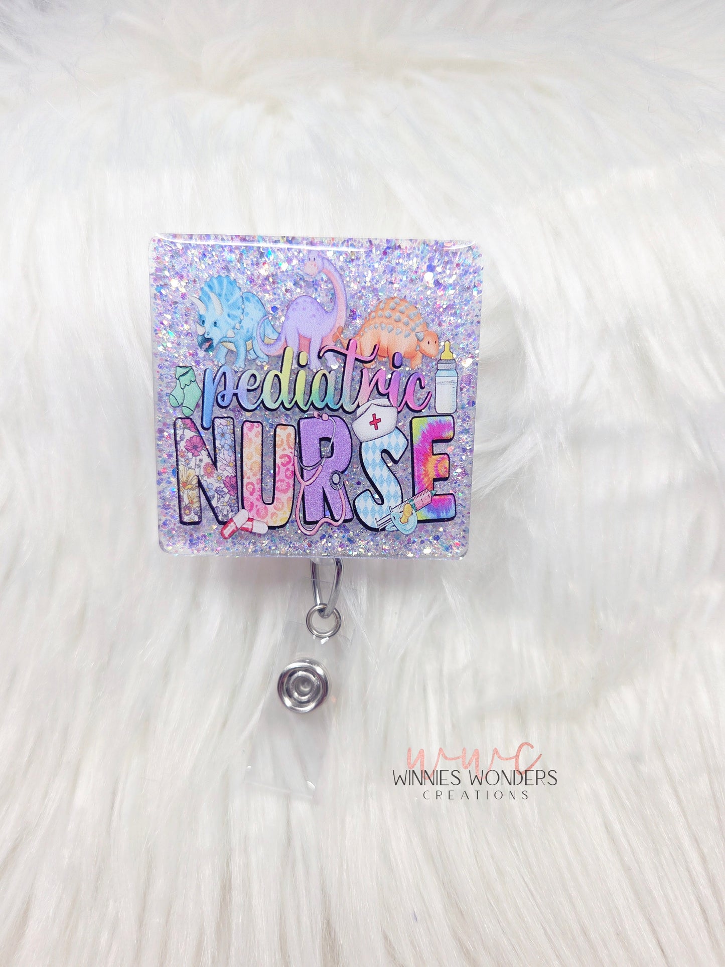 Pediatric Nurse Badge Reel