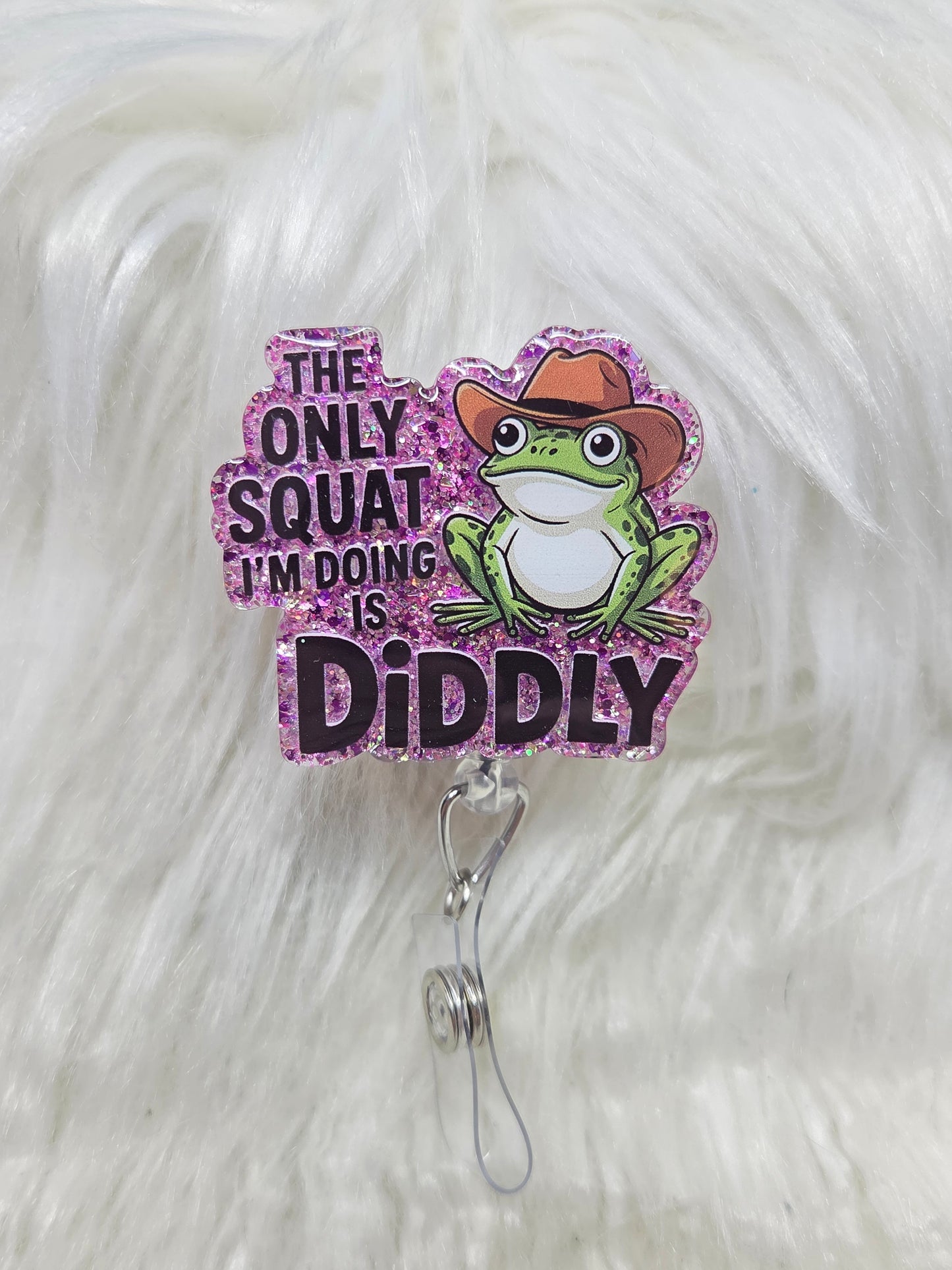 Diddly Squat Badge Reel