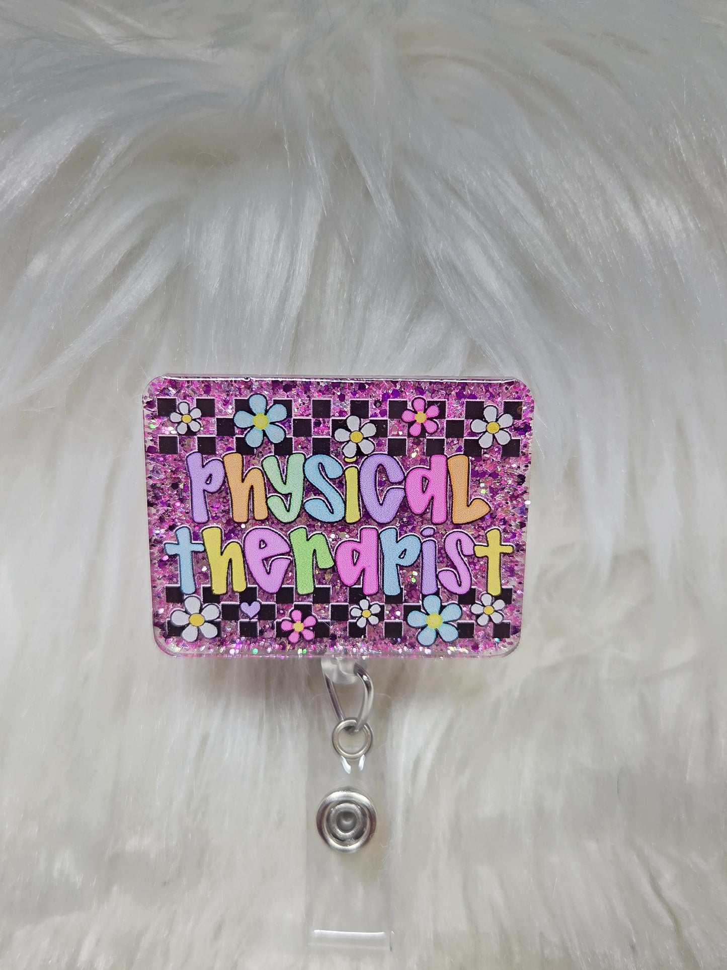 Physical Therapist Badge Reel