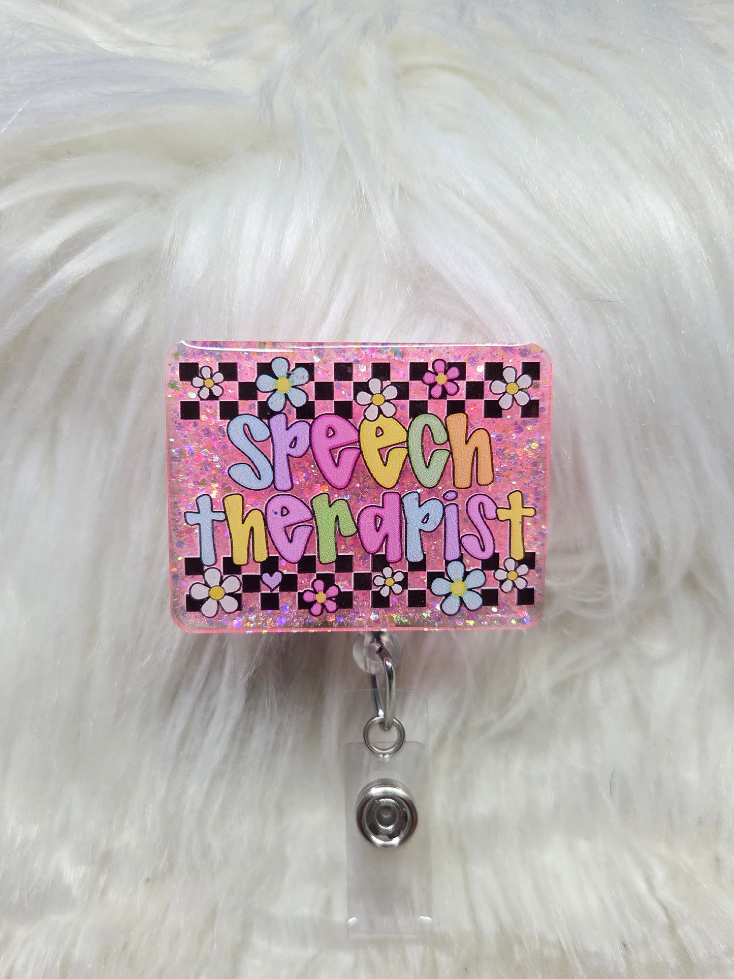 Speech Therapist Badge Reel